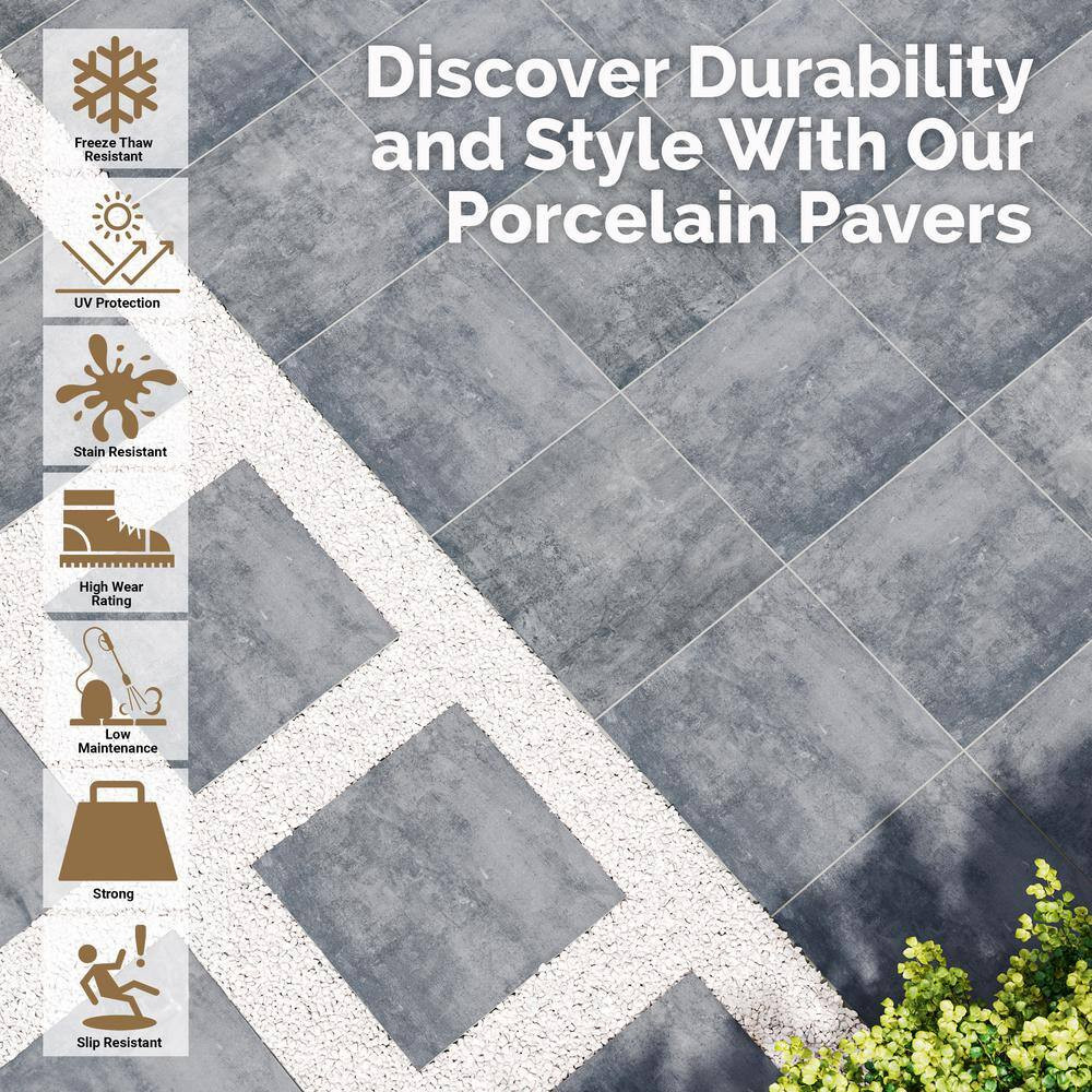 Caldera Coala 2 Cm. X 16 In. X 47 In. Matte Porcelain Wood Look Paver Tile (10.4