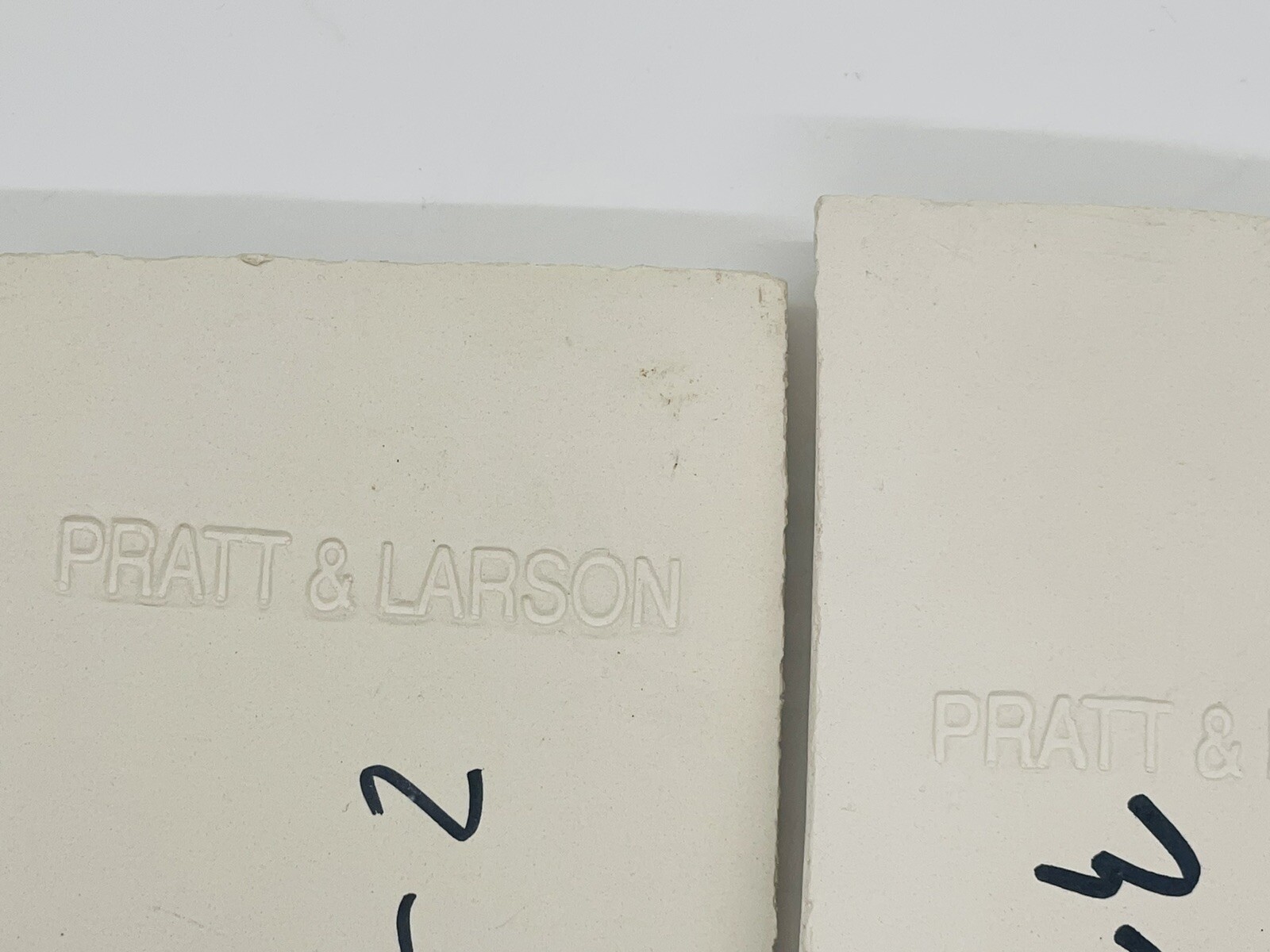 2 Pratt & Larson Tile Arts Crafts Art Nouveau NOS Floral