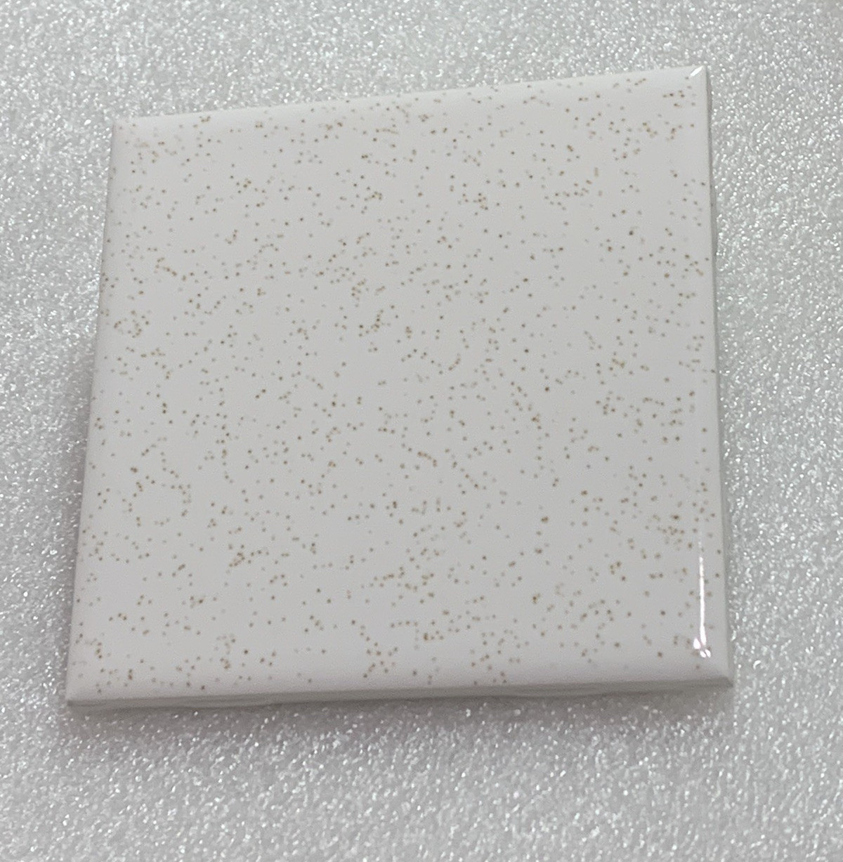 New Vintage American Olean Ceramic tile #48 Goldmist Glossy 4 1/4″