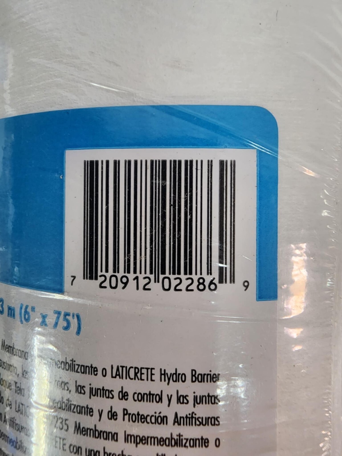 LATICRETE 9235 Waterproofing 6″ X 75′ Roll Of Fabric
