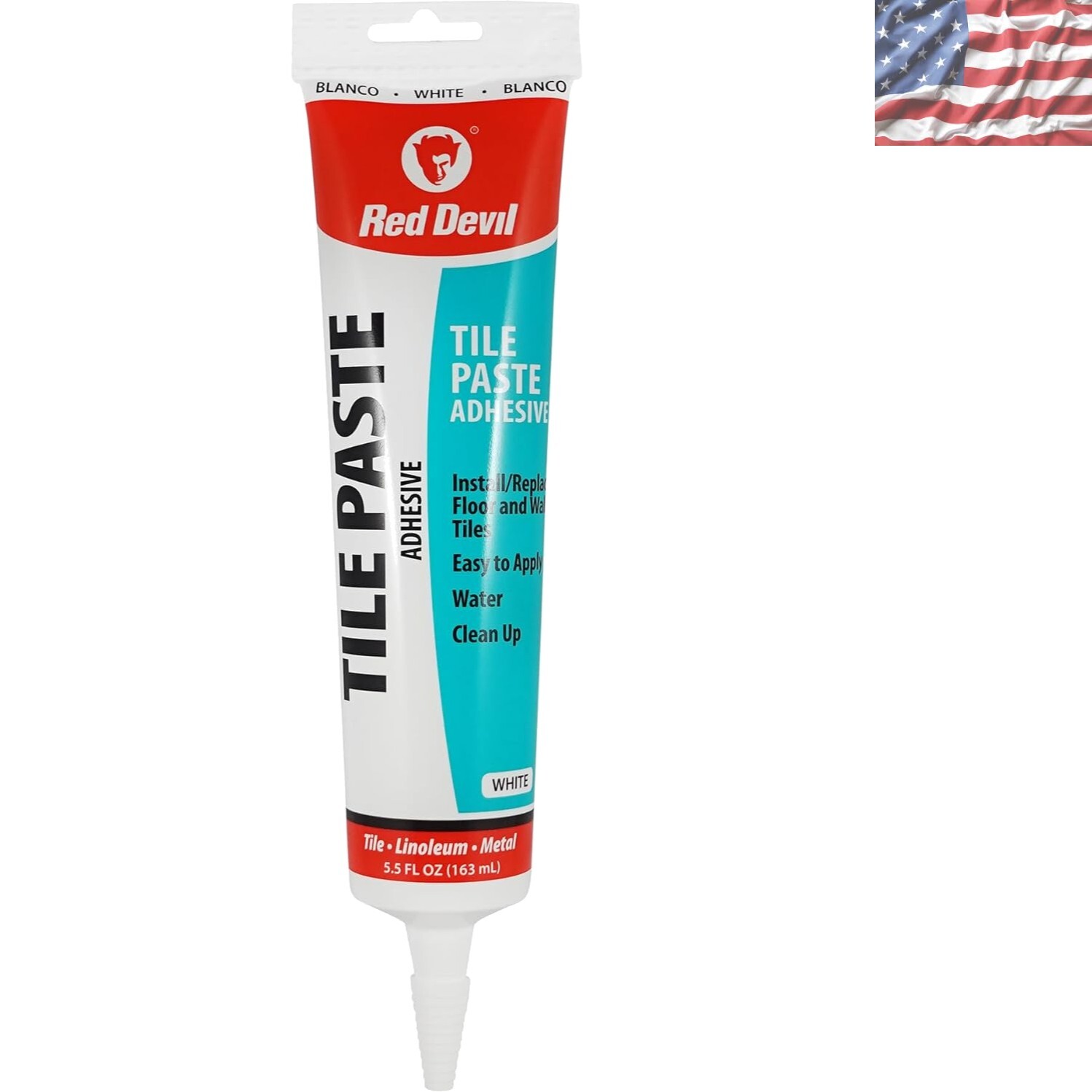 0497 Waterproof Tile Paste Adhesive, 5.5 Fl. Oz, Perfect for Tiling Projects