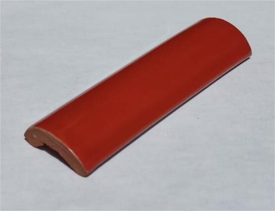 ONE Mexican Trim Moulding Bullnose Tiles #S010 wash Terracotta GET MANY AS NEED