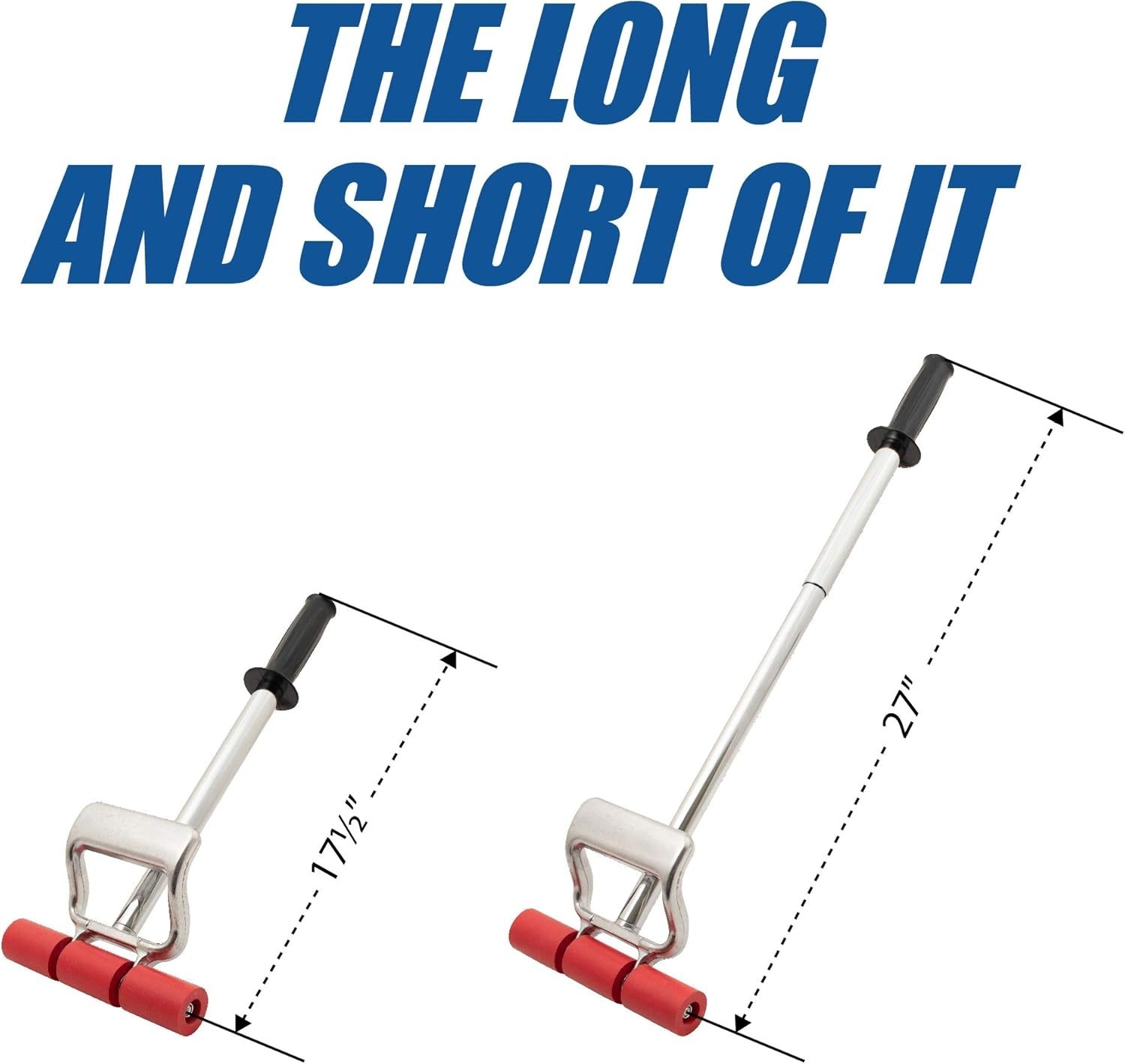 Extendable Heavy Duty Floor and Wall Roller for Laminate LVP, Veneer, Linoleum,