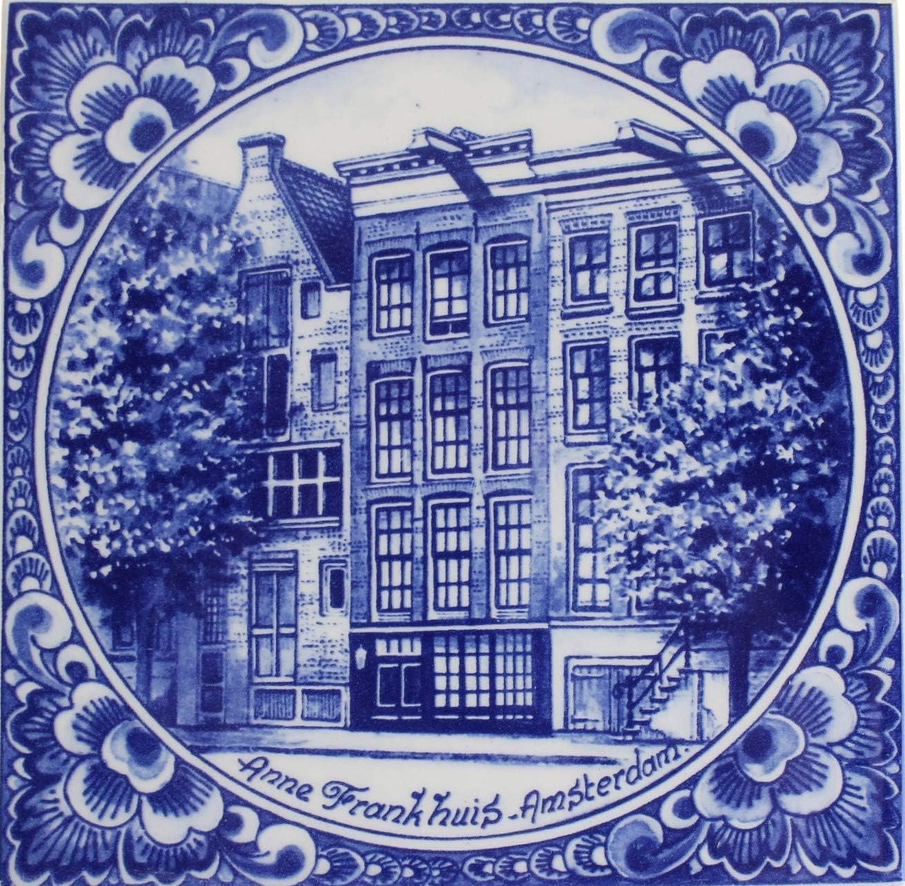 Ceramic Tile Portuguese Azulejos Vintage Blue Delft Dutch Reproductions Tiles