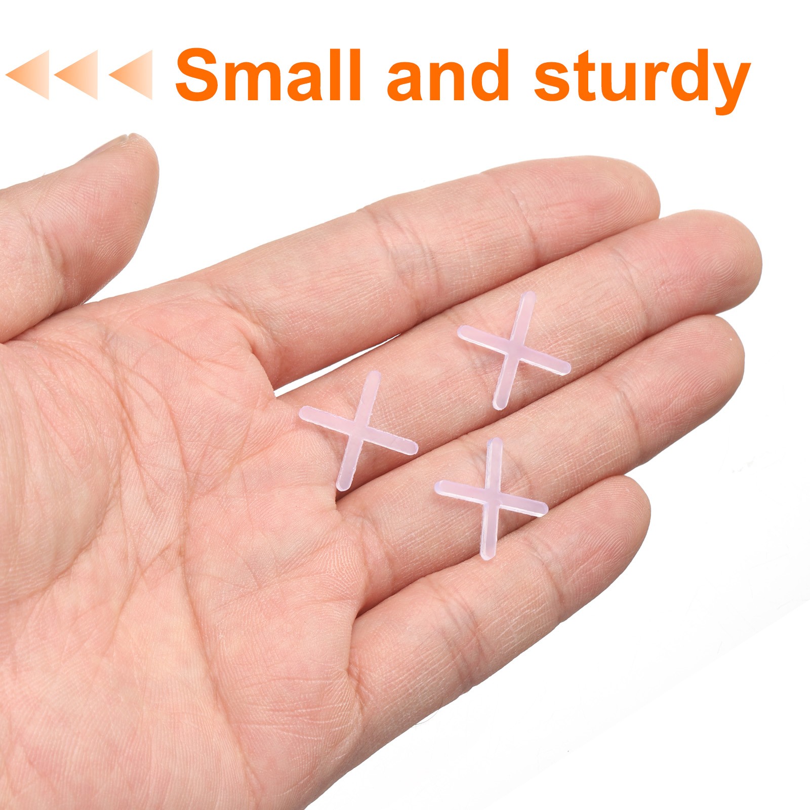 200pcs Tile Spacers 2mm Hard Plastic Cross Tiles Leveler Spacer for Ceramic