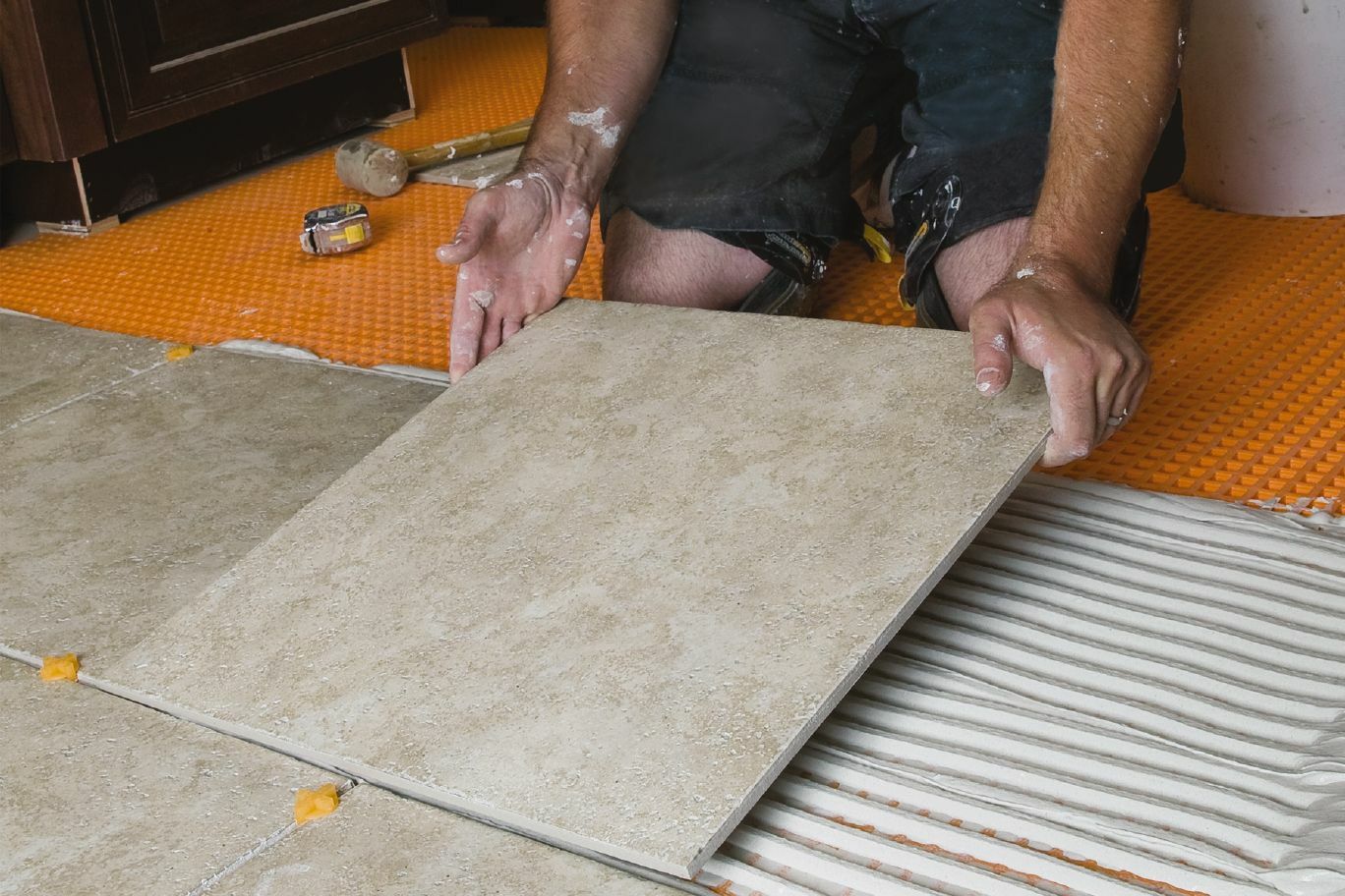 Schluter DITRA UNCOUPLING MEMBRANE Underlayment 150 sqft