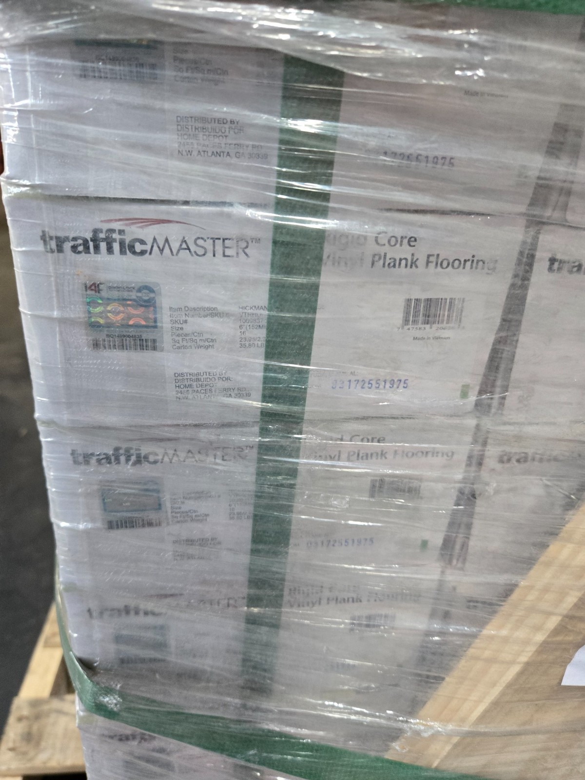 Pallet Sale – TrafficMaster Flooring Hickman Coast Pine 6×36 Vinyl Plank – 32