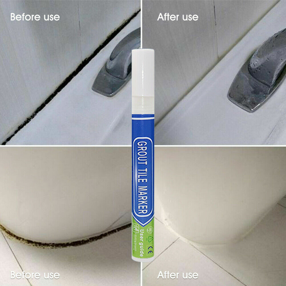 8 colours Waterproof Grout Pen Ideal to Restore the Look of Tile Grout Lines