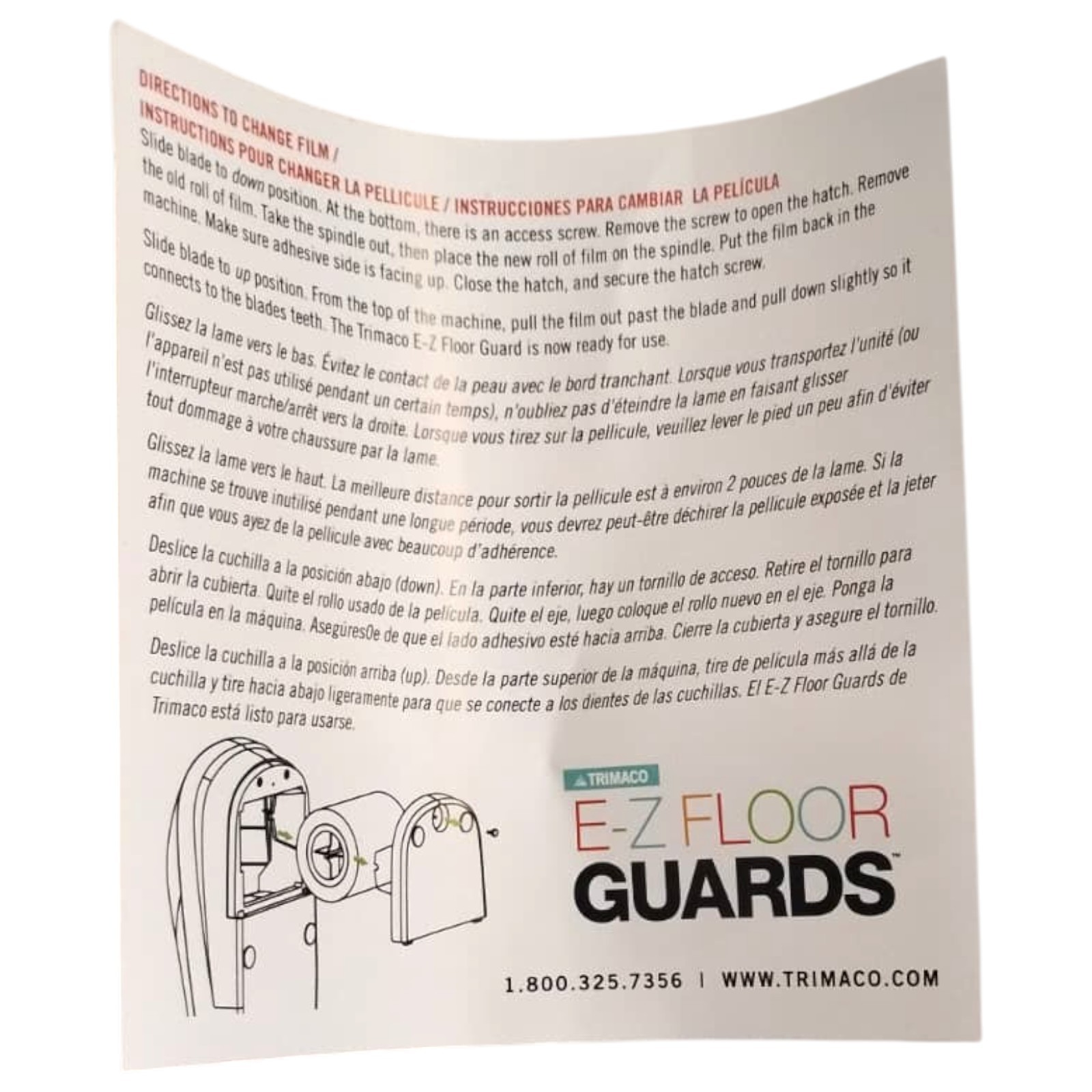 Trimaco E-Z Floor Guard Film Refill Rolls 54716 – Construction Floor Protection