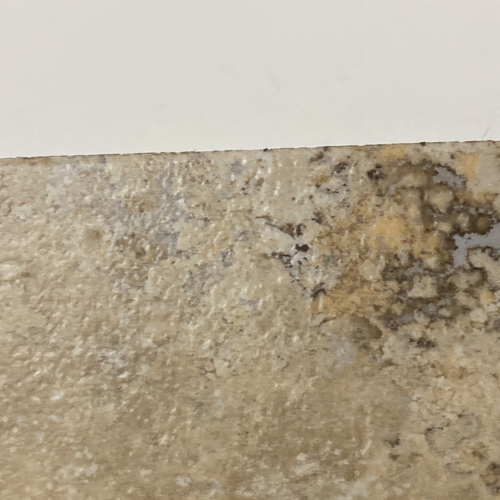 BOX OF 40 6″x6″ Deco Stone Travertine Vinyl Wall Floor Tile Self Stick Groutable