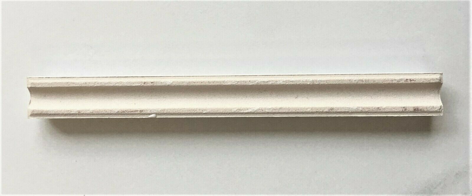 5 7/8″ X 5/8″ White Ceramic Glossy Pencil Molding Trim Piece (Sold per piece)