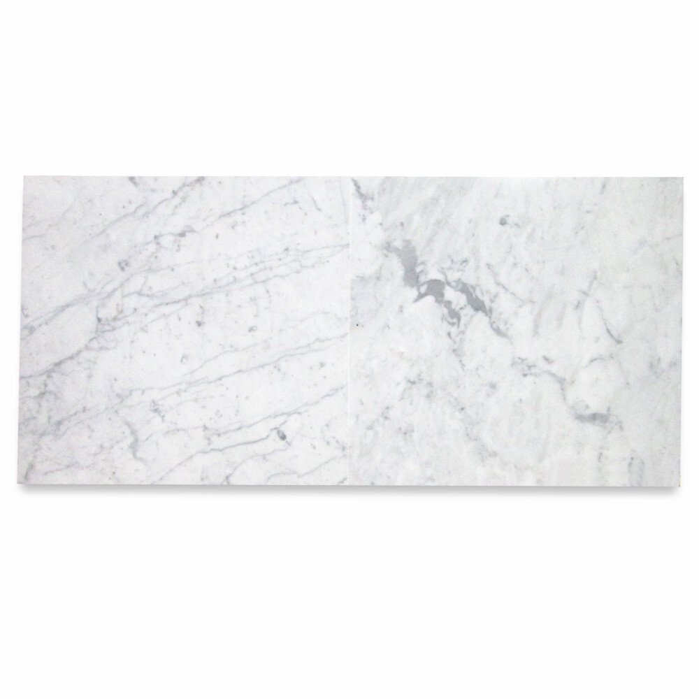 C46H 24×24 Carrara Marble Floor Honed Tile Venato Bianco White Carrera