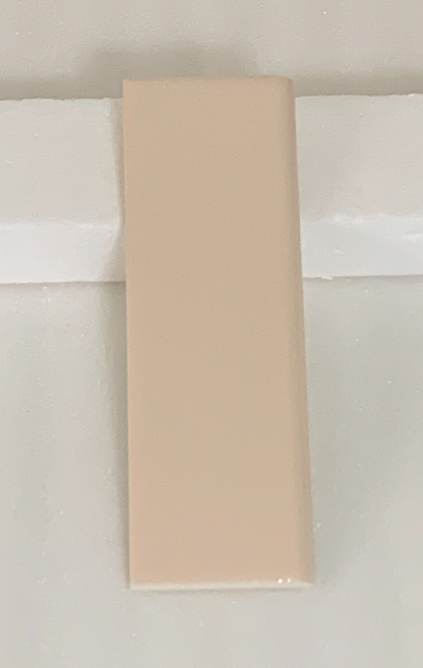 New Vintage Florida 2″ x 6 1/8″ Flat Surface Bullnose Color Buff #24 Gloss