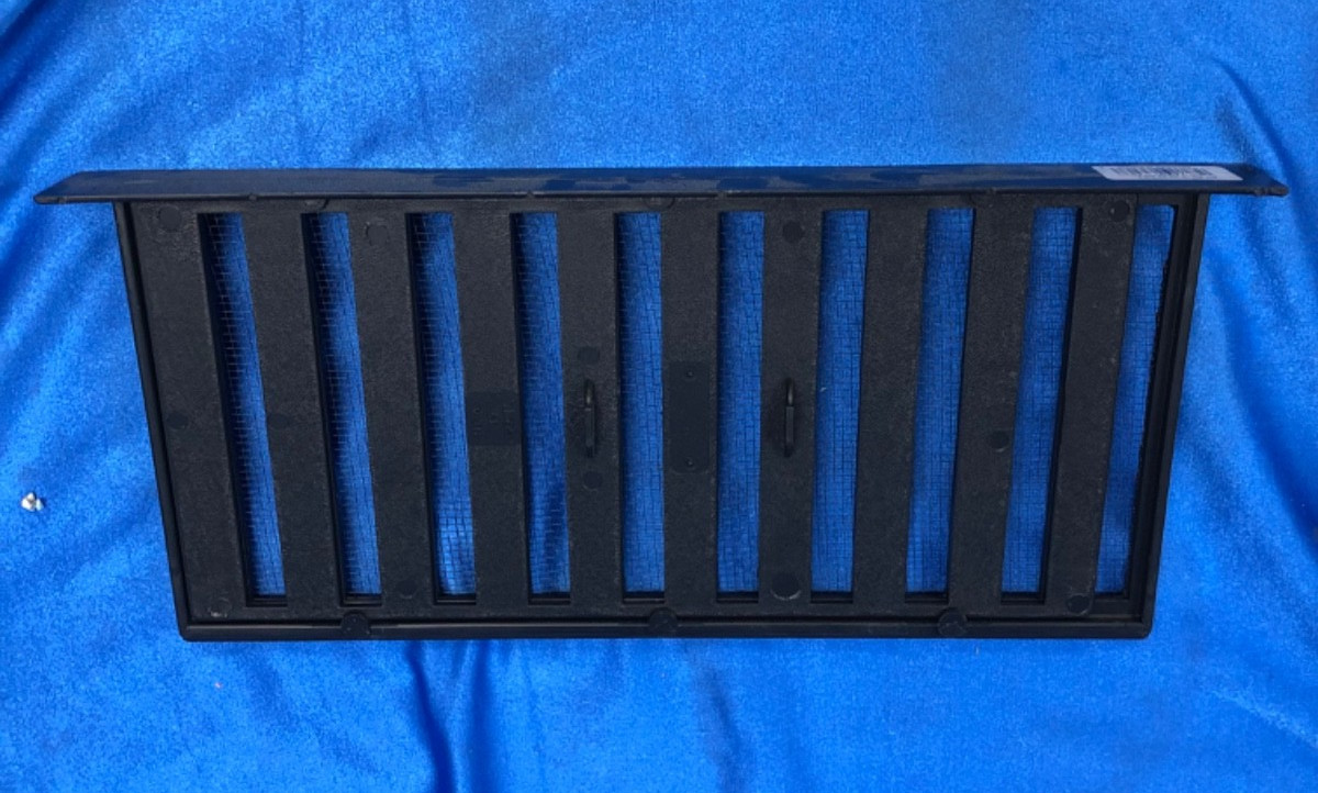Master Flow 16 in. x 8 in. Plastic Resin Slider Foundation Vent Black – LOT OF 4