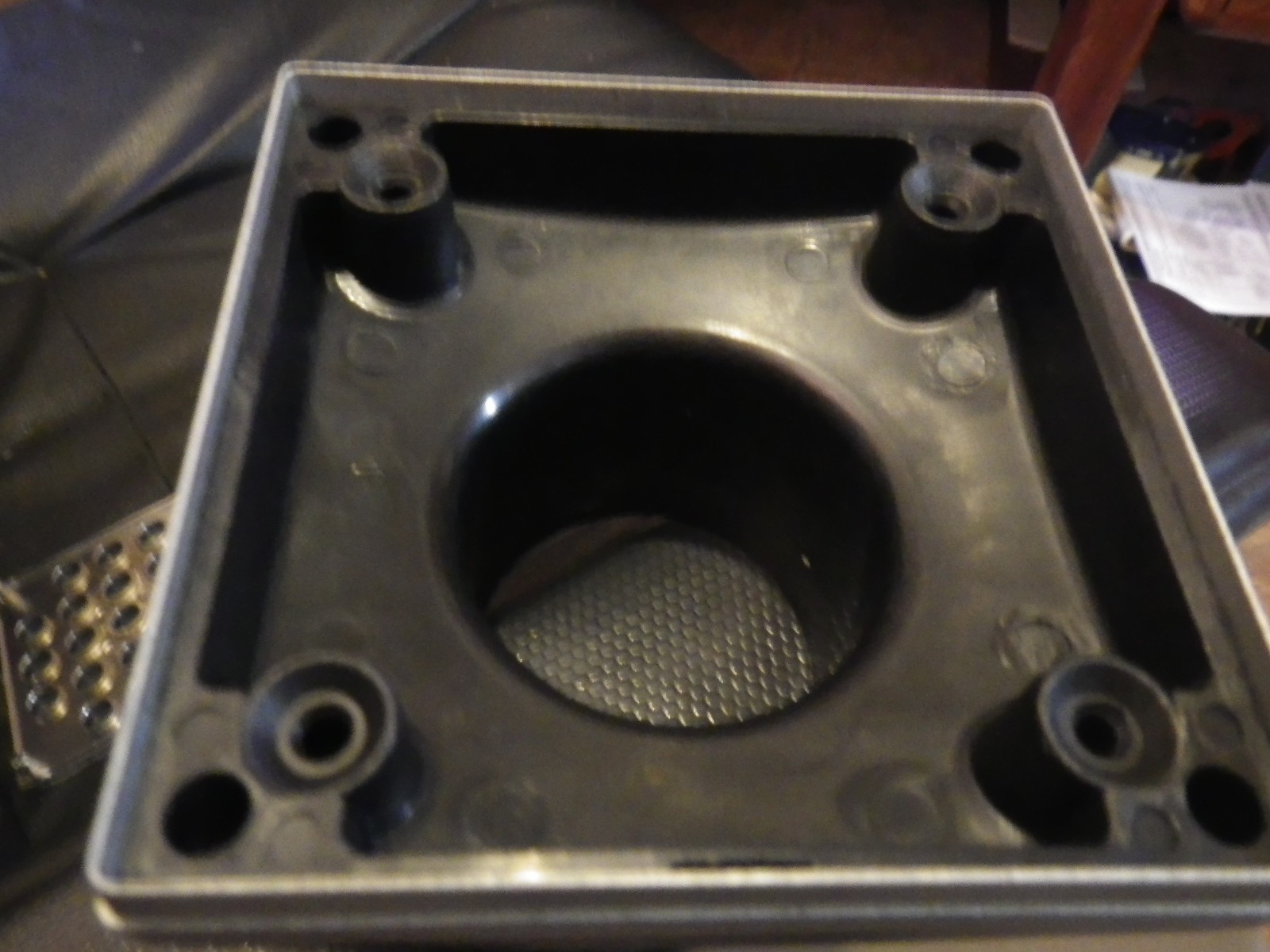 EBBE Square Tile Shower Drain ( ESD-BI ) Black Iron Finish