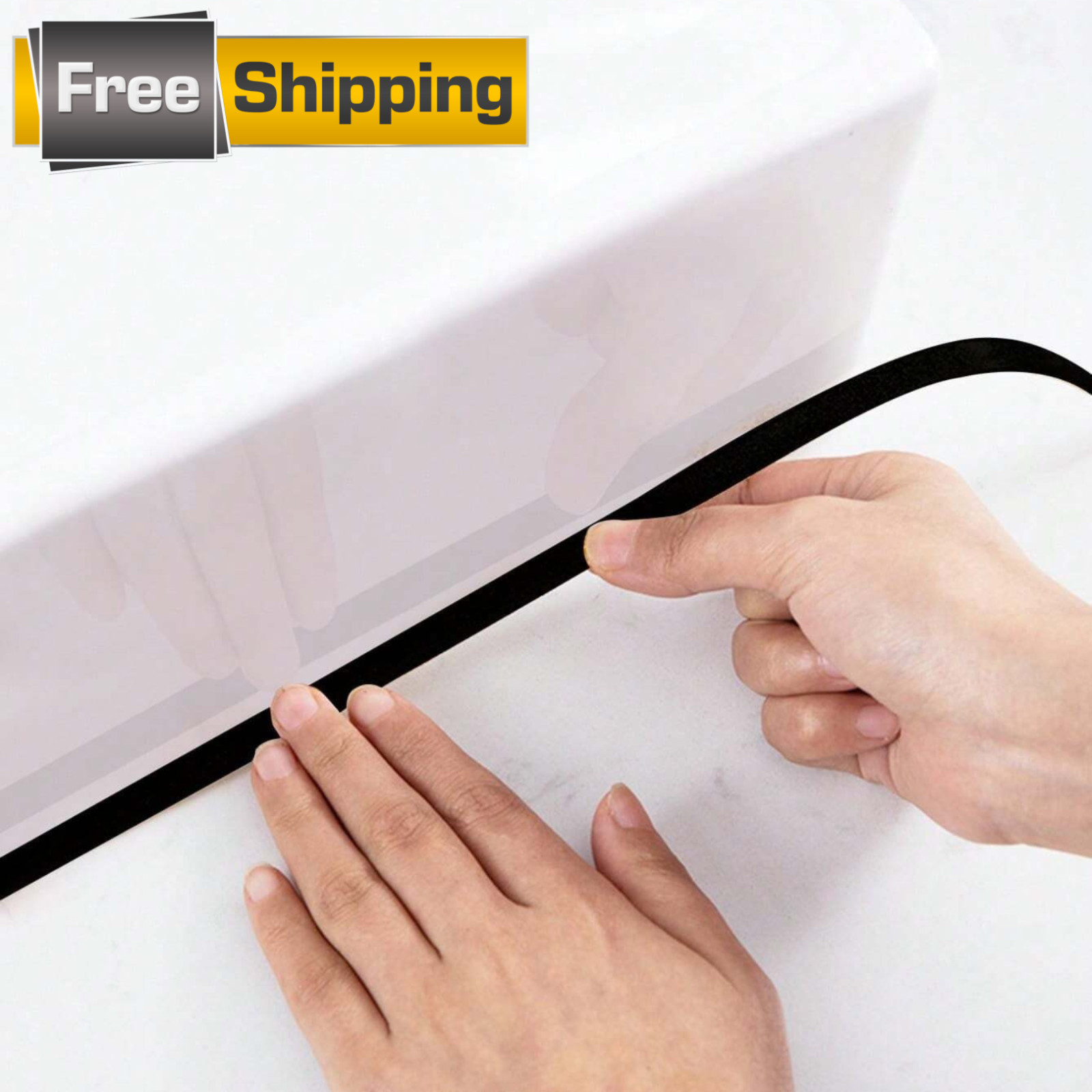 6M Ceramic Tile Gap Tape Self Adhesive Waterproof Caulk Strip 8mm Wall Sealing