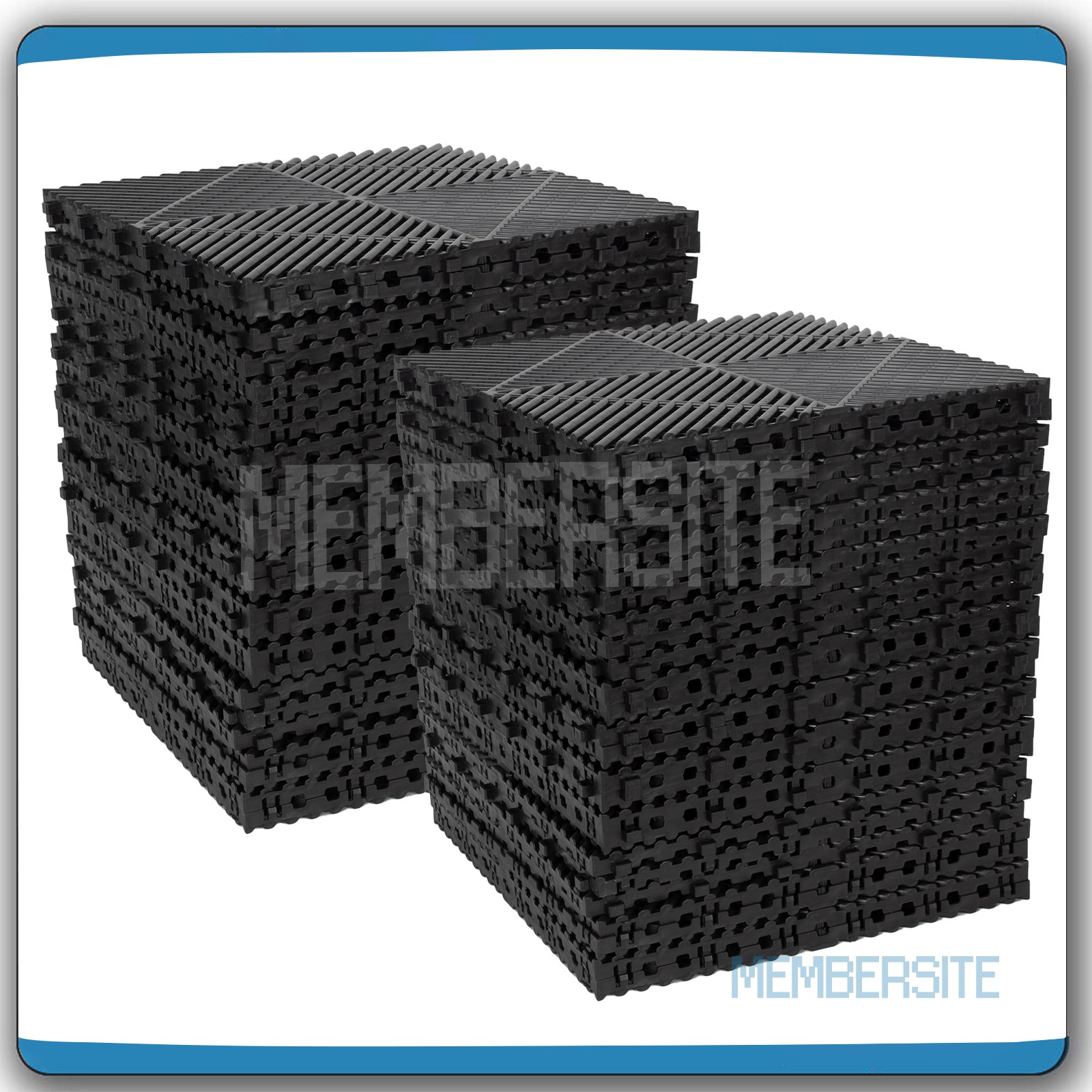 25/50 Pcs Interlocking Garage Floor Tiles Mat Modular Floor Tile 15.75”x15.75”