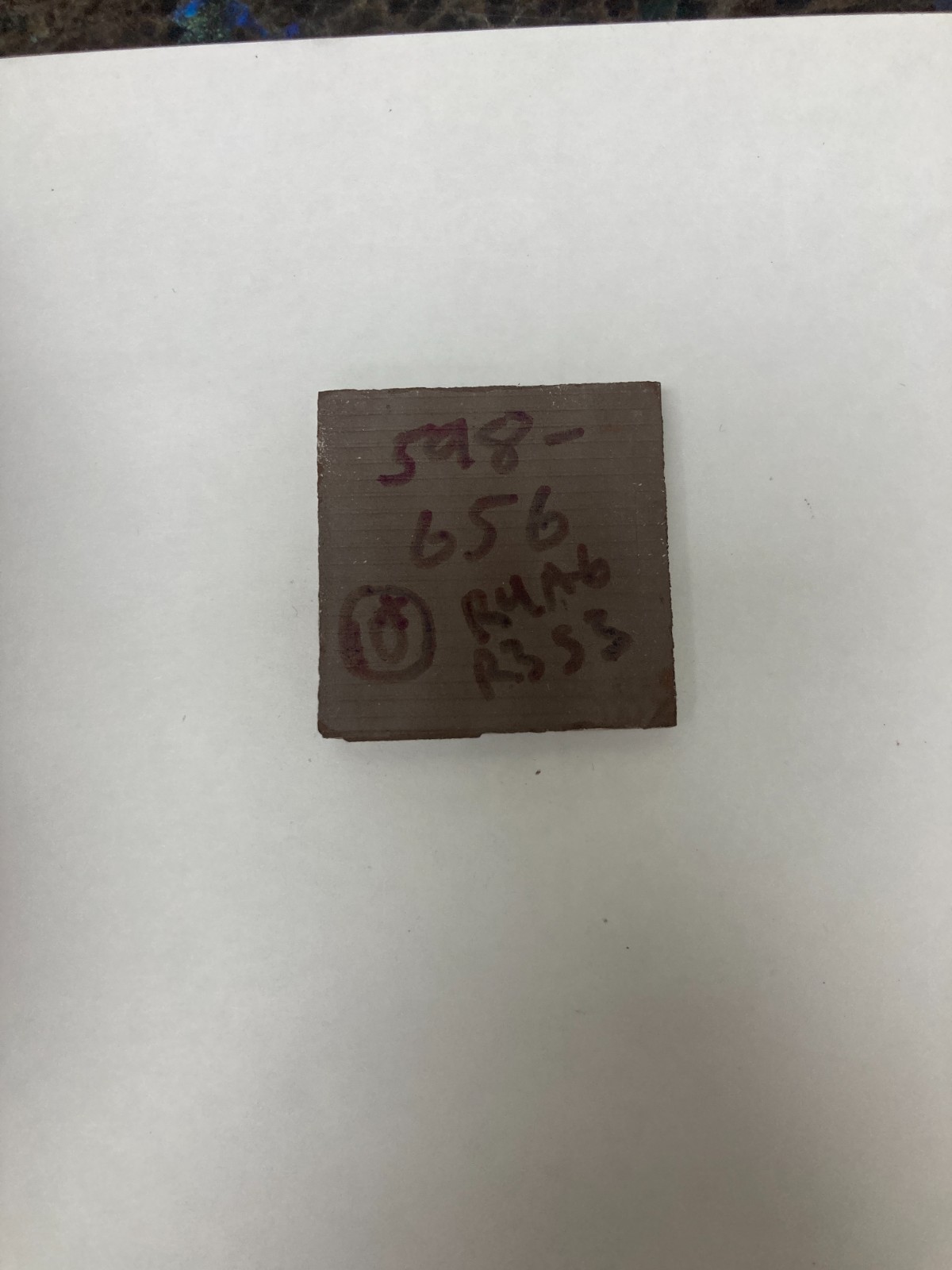 2×2 Tile Glossy Salmon Pink Loose Wall Remodel Ceramic C#598-656 Sample