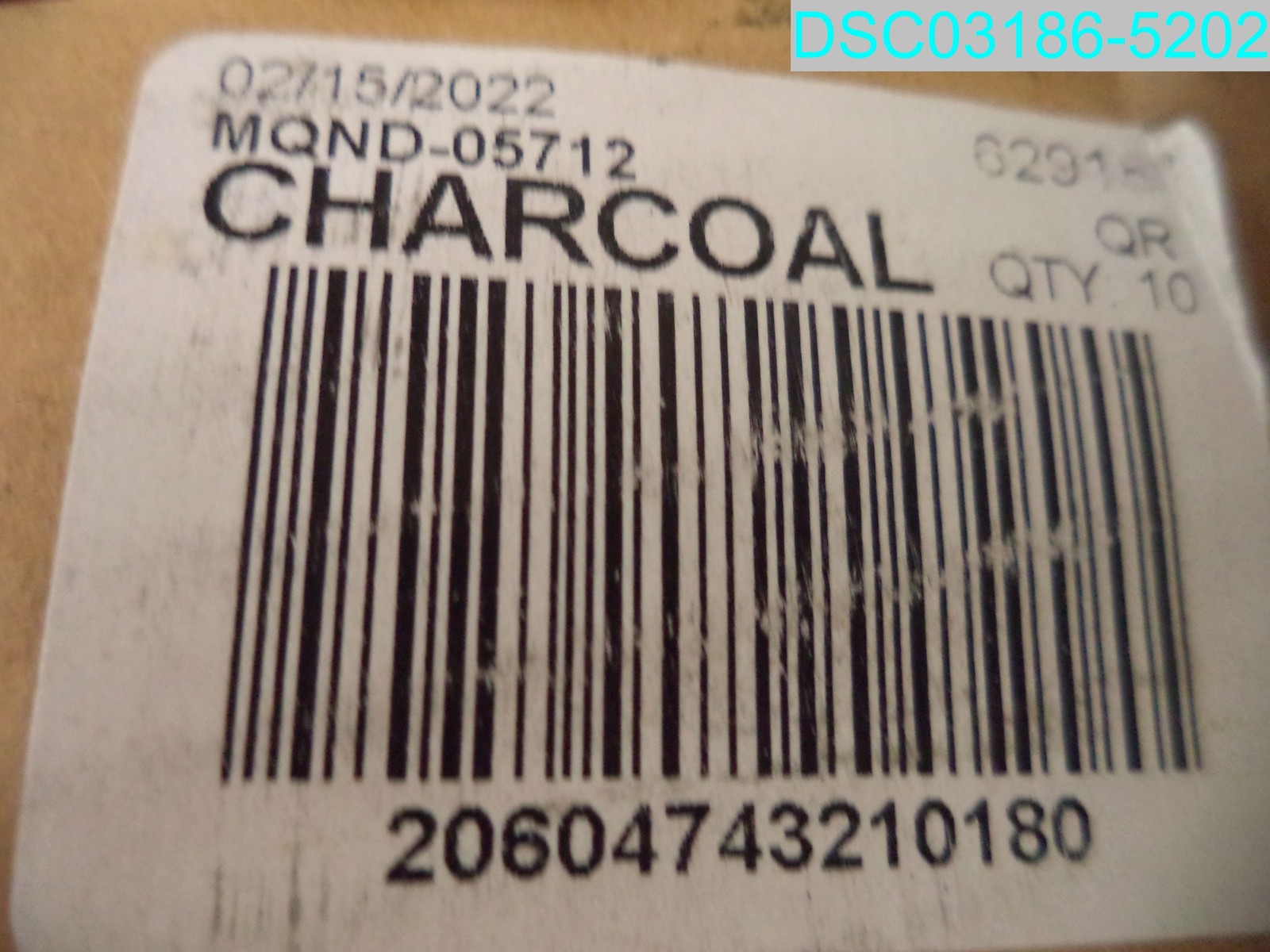 QTY=10: PERFORMANCE Charcoal 5/8″T x 3/4 “W x 94-1/2” L Quarter Round MQND05712