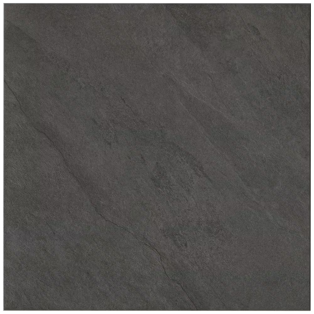 Midnight Montage 2 Cm. X 24 In. X 24 In. Matte Porcelain Stone Look Paver (8 Sq.