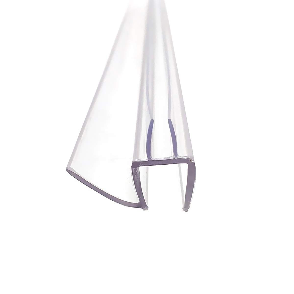Cozylkx Frameless Glass Shower Door Sweep for 3/8″ Glass, 3/8 Inch, Clear