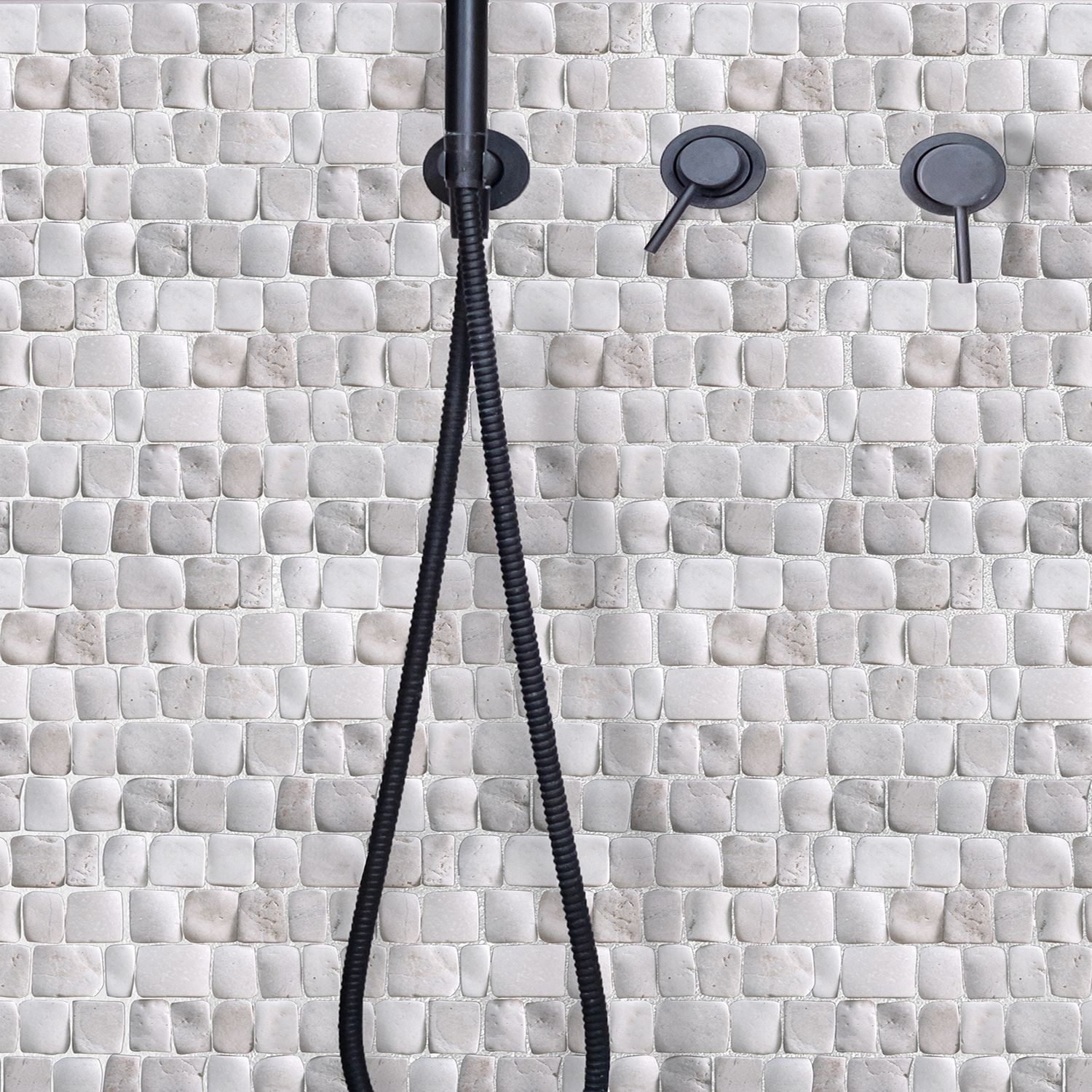 Canine White Natural Stone Mosaic Wall & Floor Tile ($16.8/SqFt)