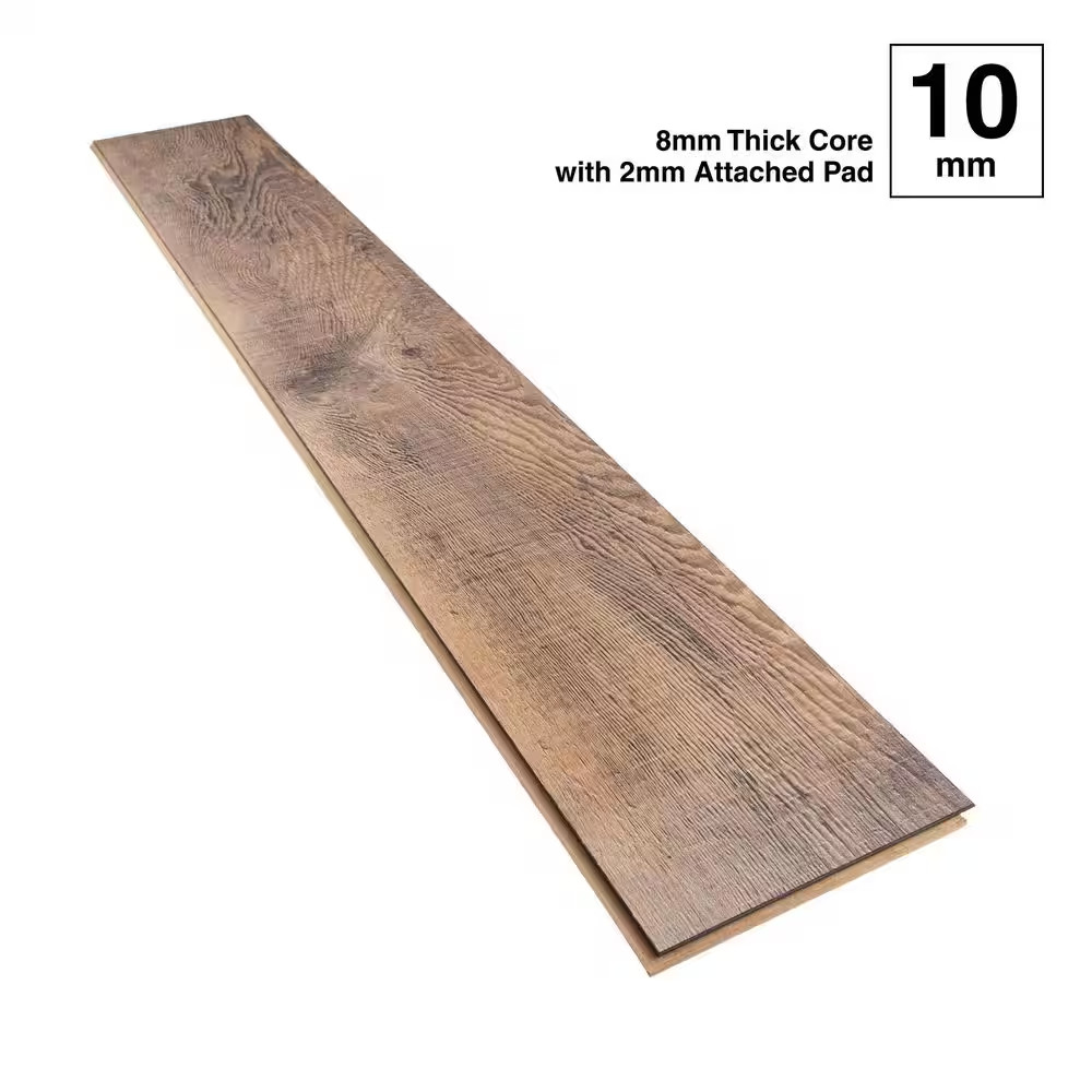 Rebel Trail Pine Rustic Brown 10 Mm T X 8 In. W Waterproof Laminate Wood Floorin
