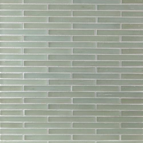 NEW Lunada Bay Mizumi 1/2″x4″ Mosaic Sea Blue Silk 1 BOX:4.20 SQFT