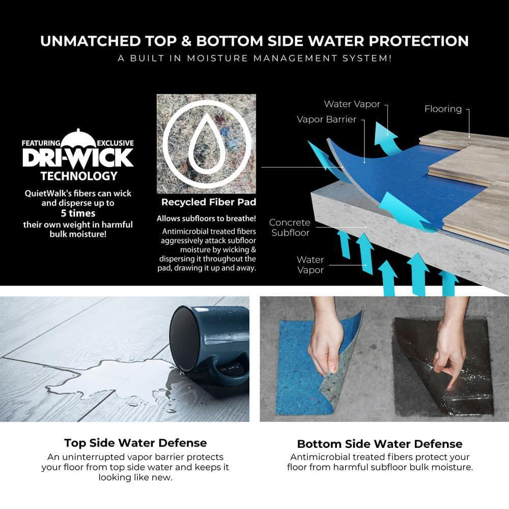 200 sq. ft. 3 ft. x 66.6 ft. x 3 mm Sound and Moisture Barrier Underlayment