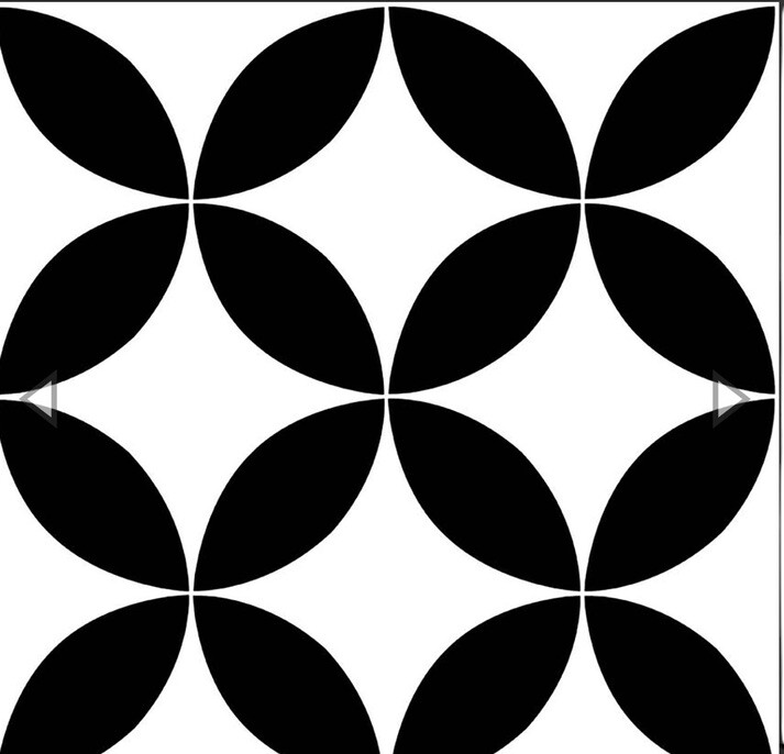 Floor Pops! Peel & Stick Floor Tiles Starlight Black White 10 Tiles 12 X 12 NEW