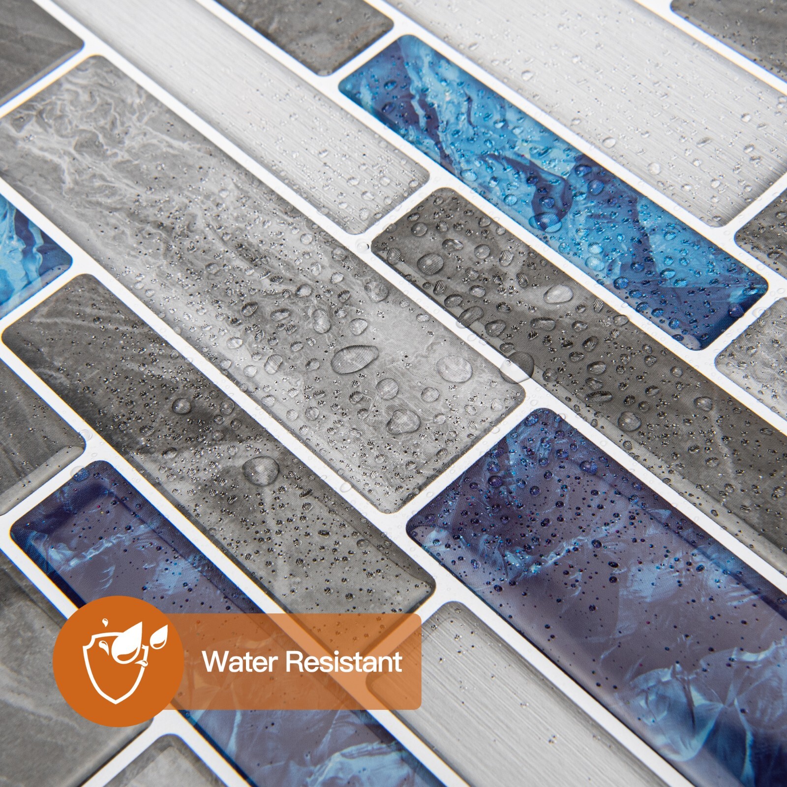 Art3d 10-sheet Peel and Stick Tile,Self Adhesive Kitchen Backsplash in Marble