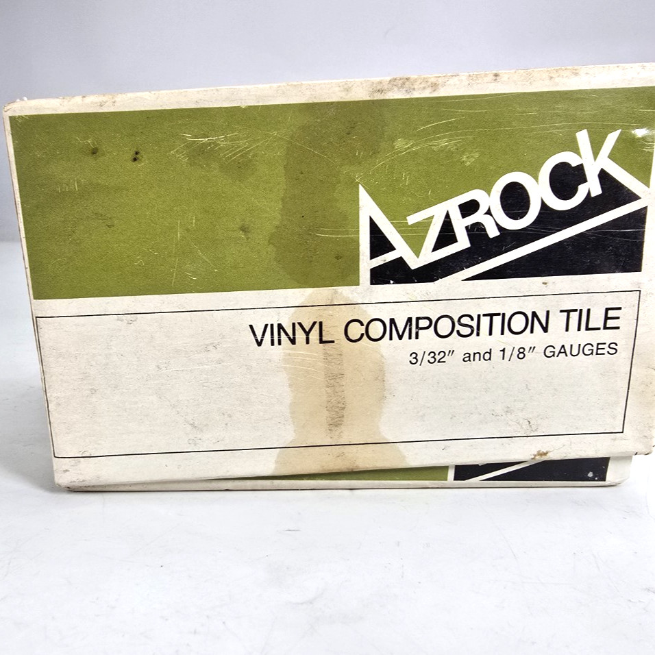 37 Azrock Vinyl Composition Tile 3 x 3 Inch Sample Set 37 1984 Type IV SS-T-312