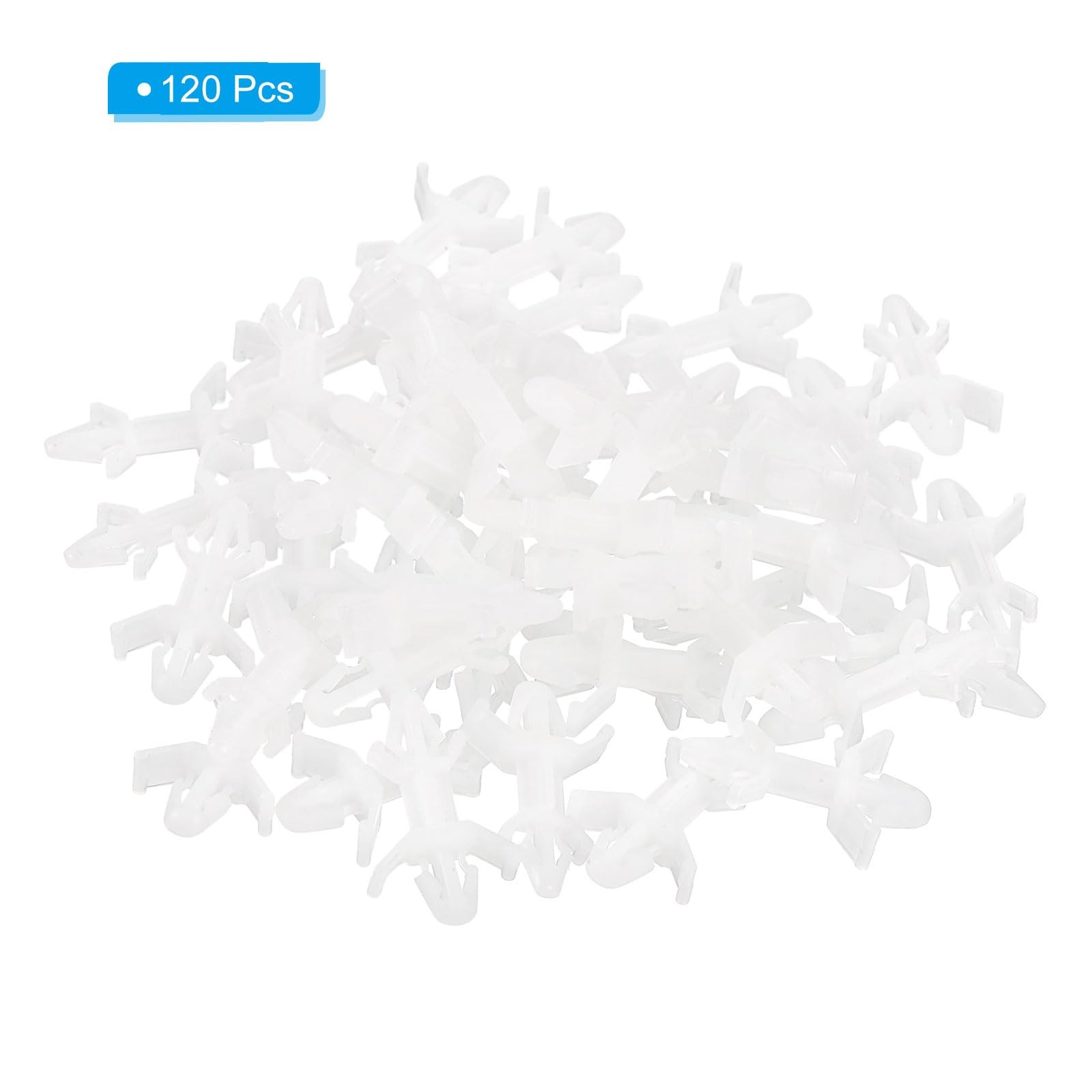 PATIKIL 120PCS PCB Board Isolation Column, Nylon Reverse Locking 9.9mm /0.39″