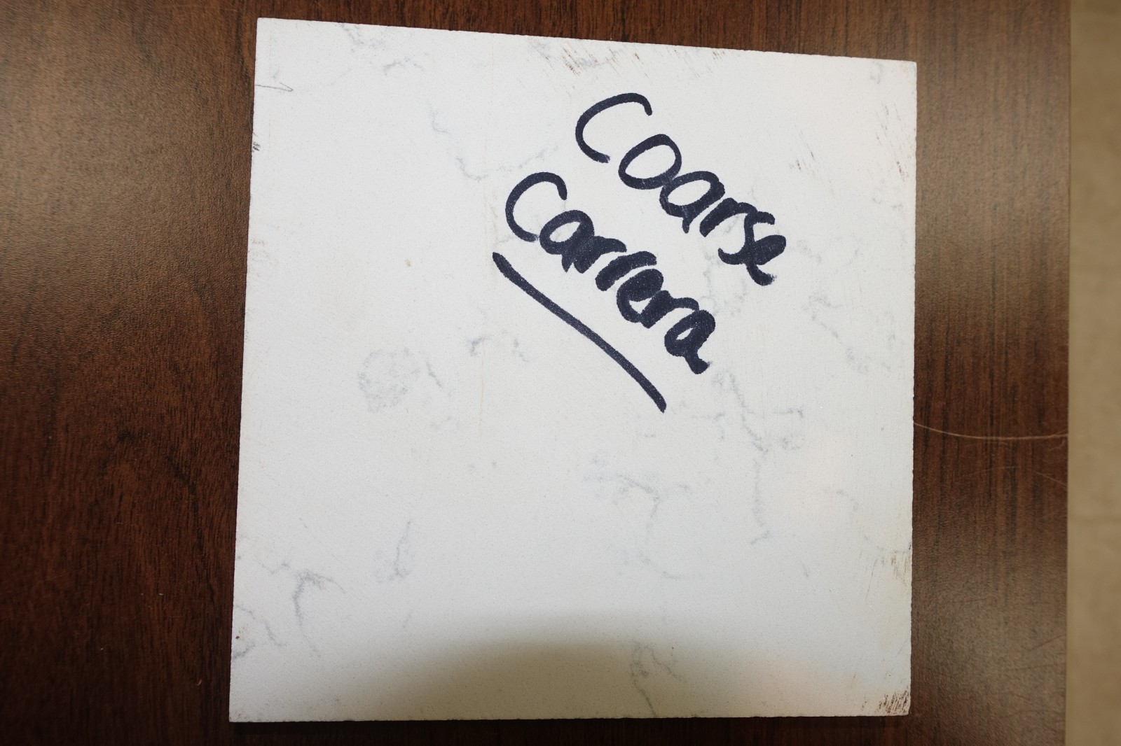White 6″x6″x3/4″ Polish MARBLE TILE Backsplash Wall SAMPLE Bath Kitchen COASTERS