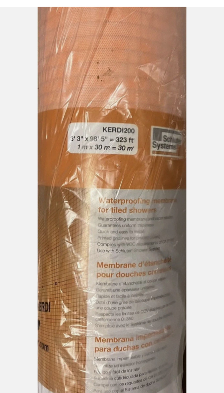 Schluter KERDI Waterproofing Membrane 323 sqft. Full Roll