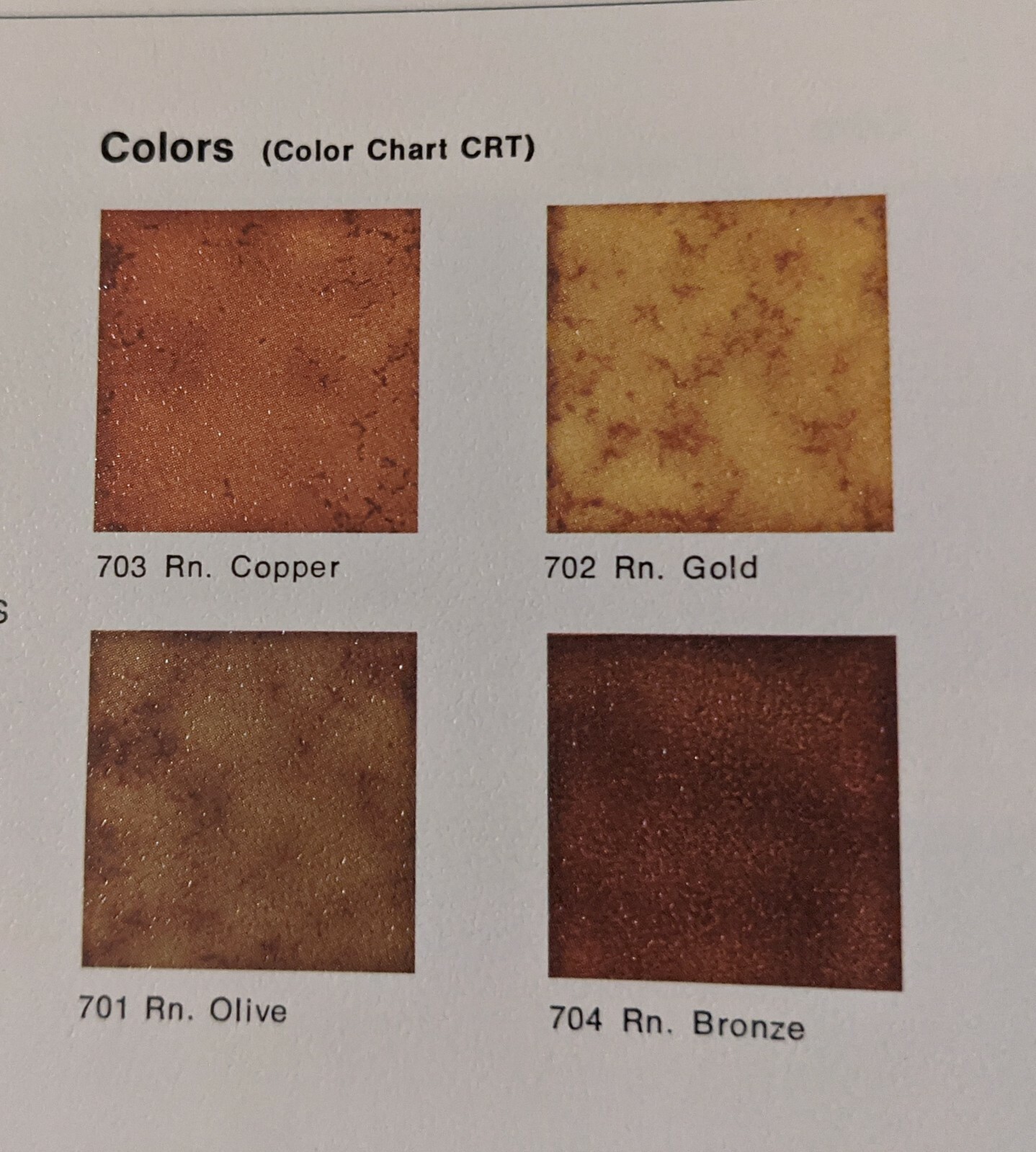1 pc #702 Renaissance Gold American Olean A8262 Counter Top Ceramic Tile Trim