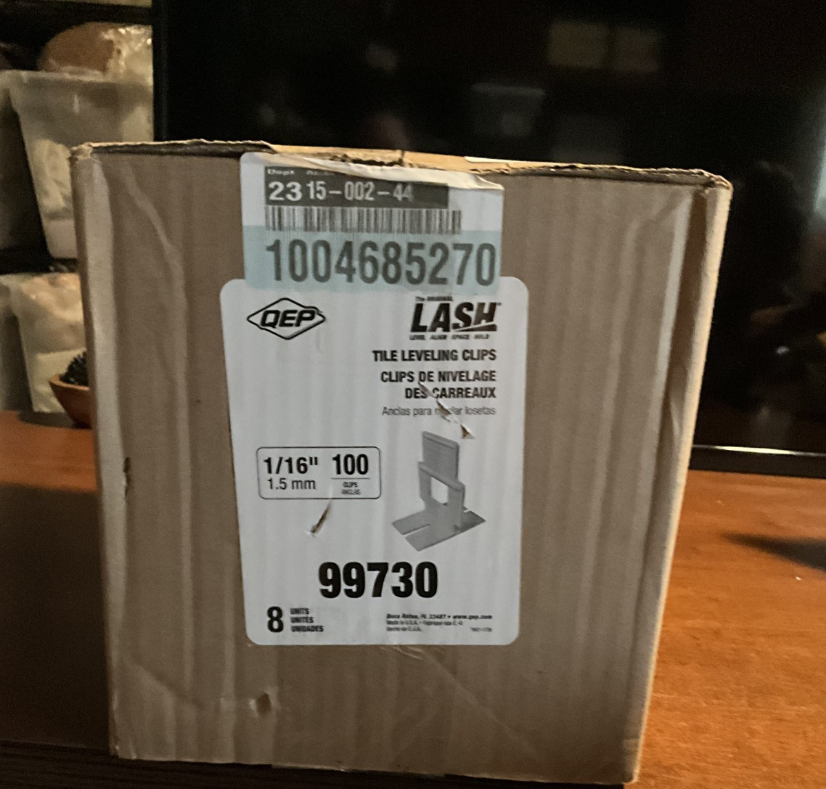 QEP LASH White 8 1/16 in. Clip, Part A of 2-Part Tile Leveling System 100-Pack