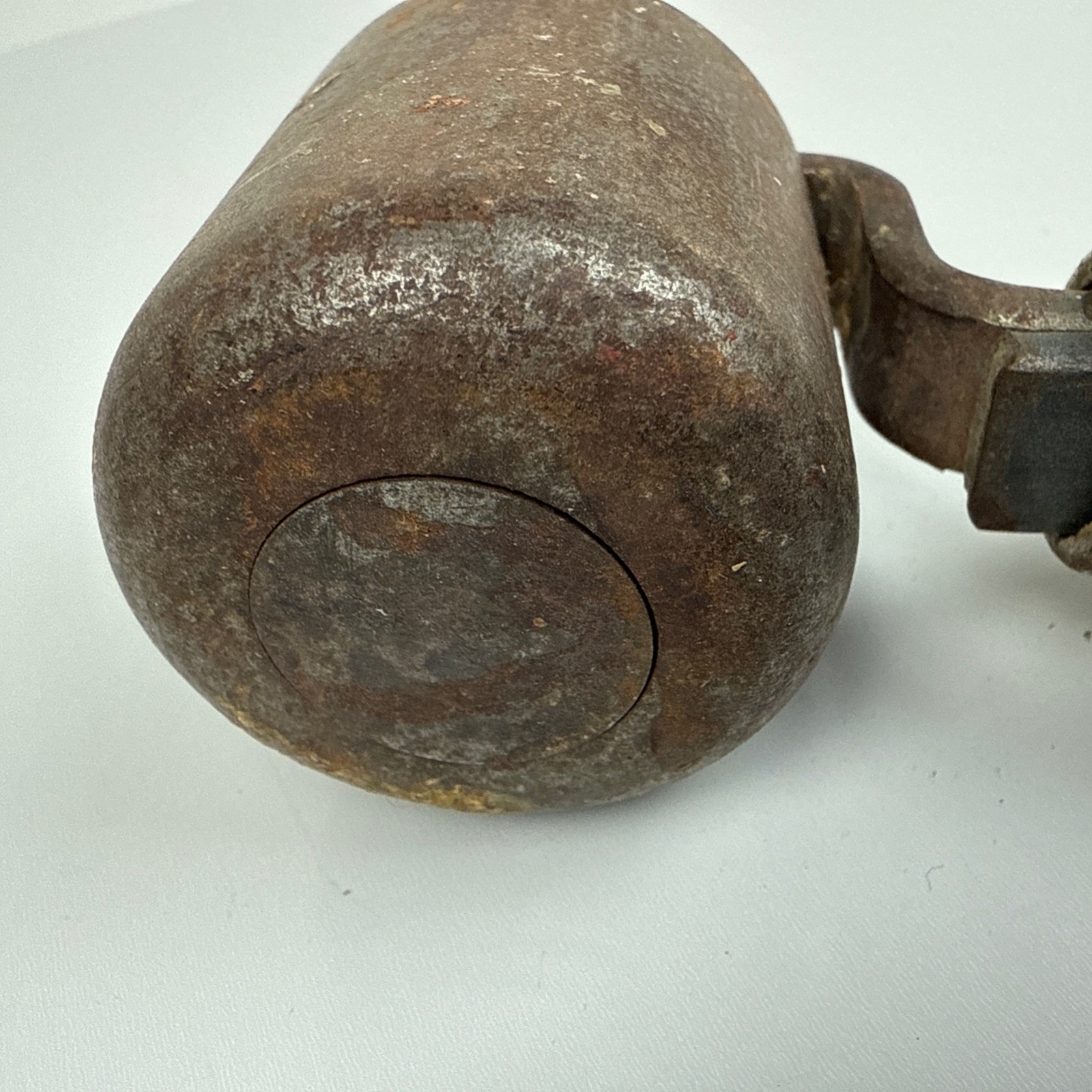 Vintage Round Edge Medal Roller, 8” Long For Carpet, Vinyl, Vaneer Roller Works