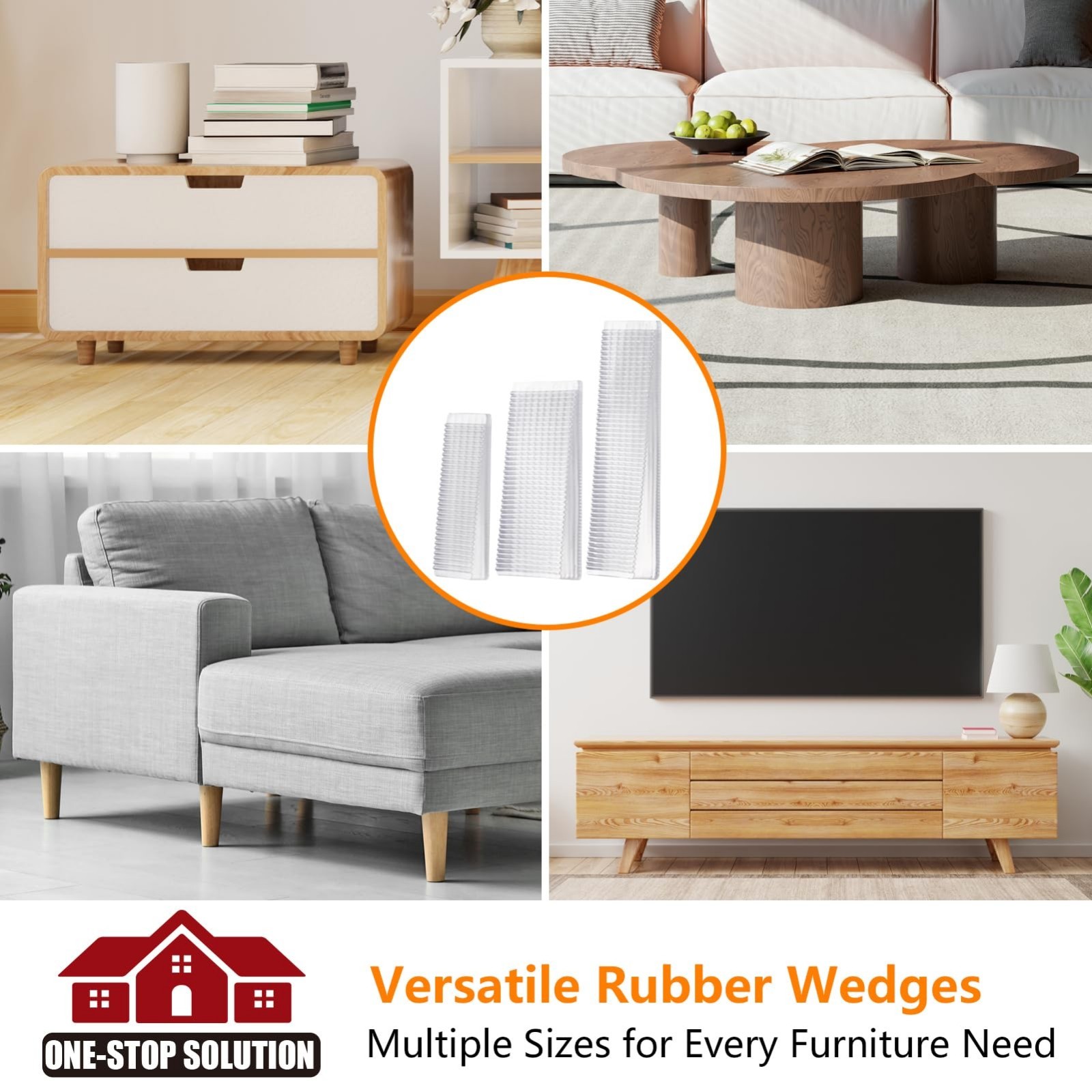 24pcs Flexible Plastic Shims Kit | Clear Leveling Wedges for Home Improvement |
