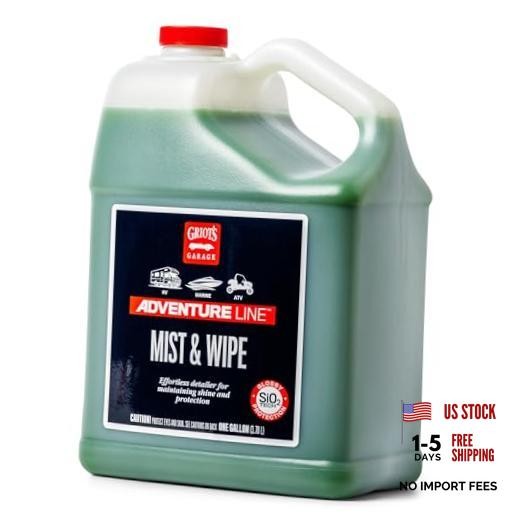 Adventure Mist and Wipe Quick Detailer for Cars, RVs, 128 Fl Oz (Pack of 1)