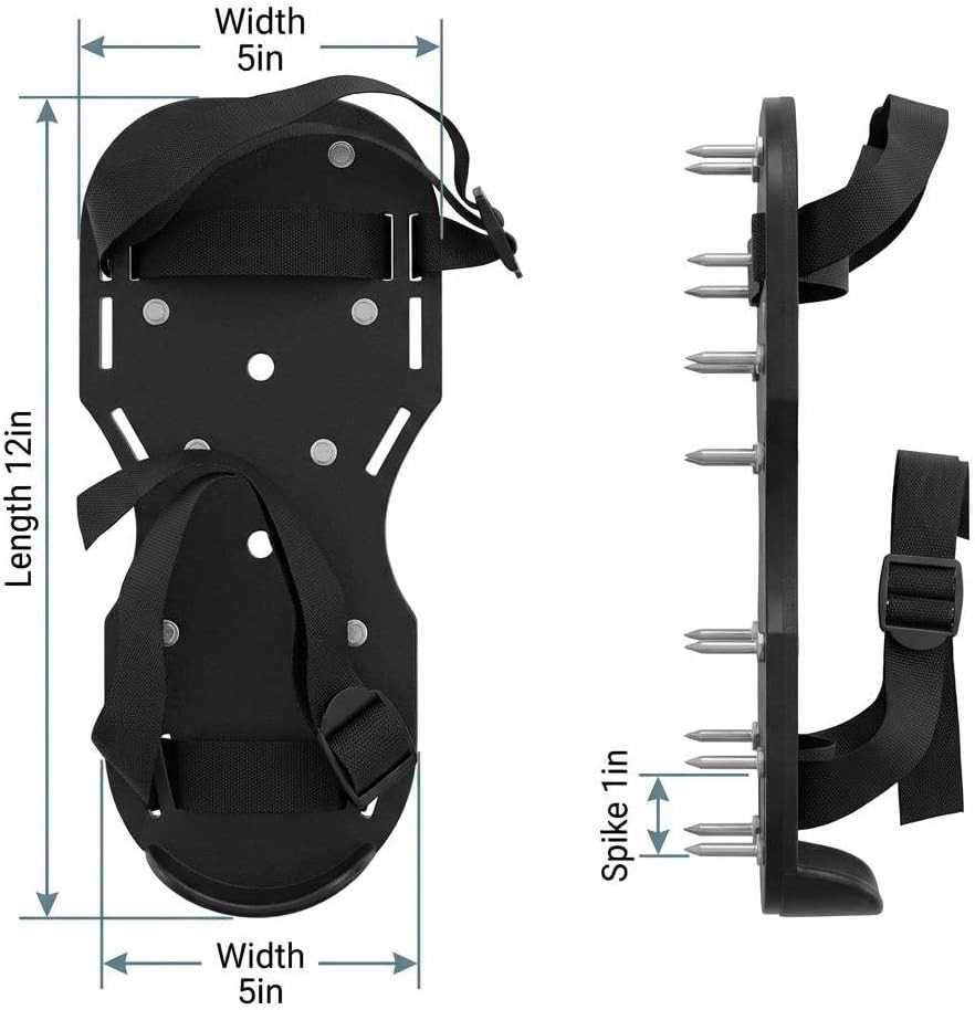 Gunite Spiked Shoes with 3/4” Short Spikes Perfect for Epoxy Floor, Overlays,…