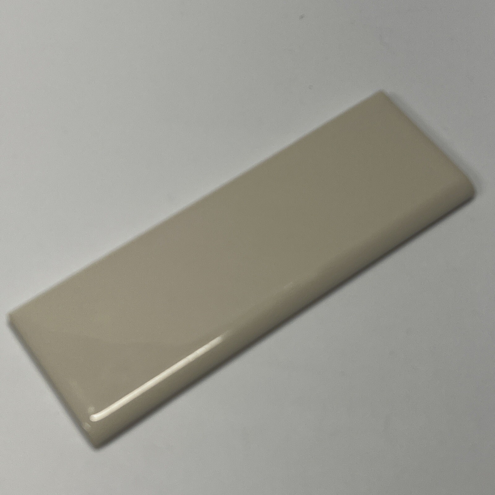Light Tan Ceramic Tile 2×6 Vintage FT Mid Century Modern 2 x 5 15/16” Bullnose