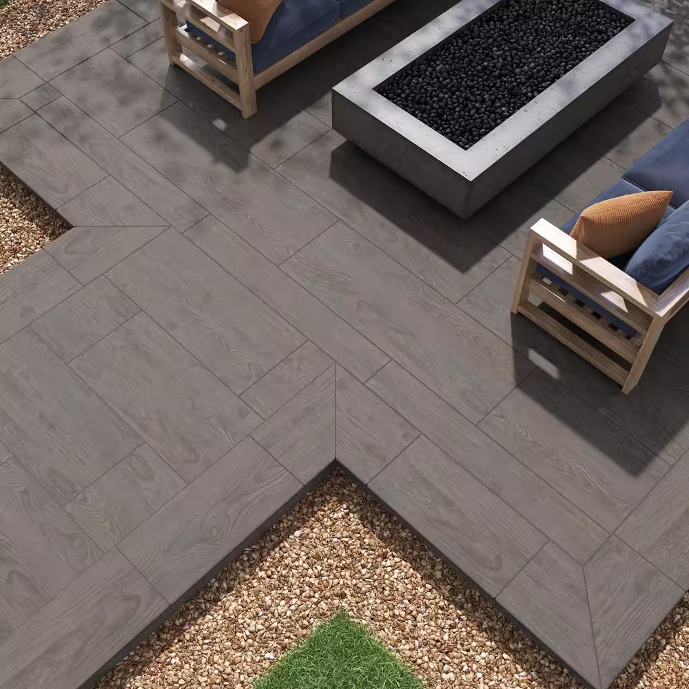Caldera Coala 2 Cm. X 16 In. X 47 In. Matte Porcelain Wood Look Paver Tile (10.4