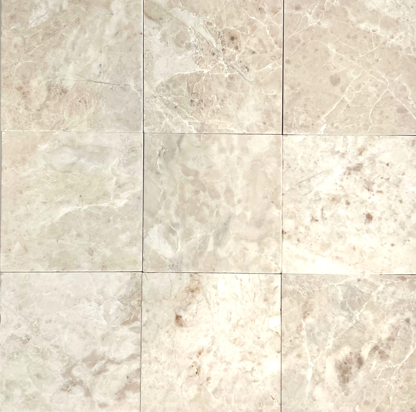 Cappucino Beige 4×4 Brushed Marble Tile Backsplash Wall (Sold by the piece)