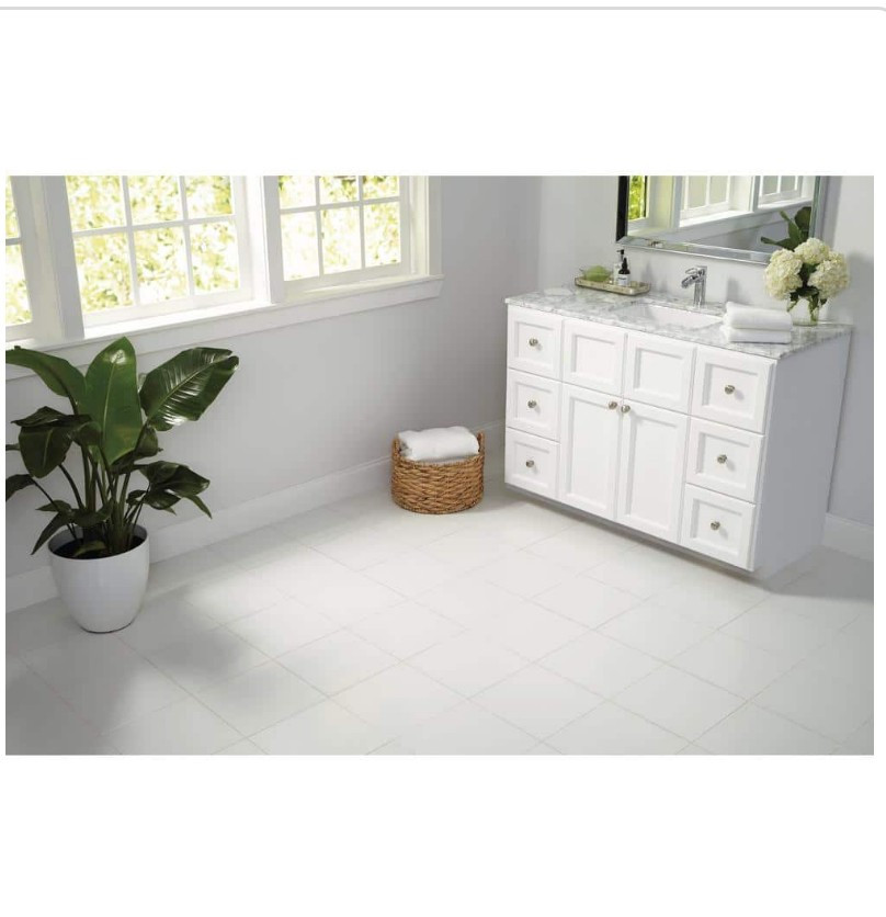 Lot of 11 Unopened Cases-Daltile Glacier White 12×12 Ceramic Tile-LOCAL PICKUP