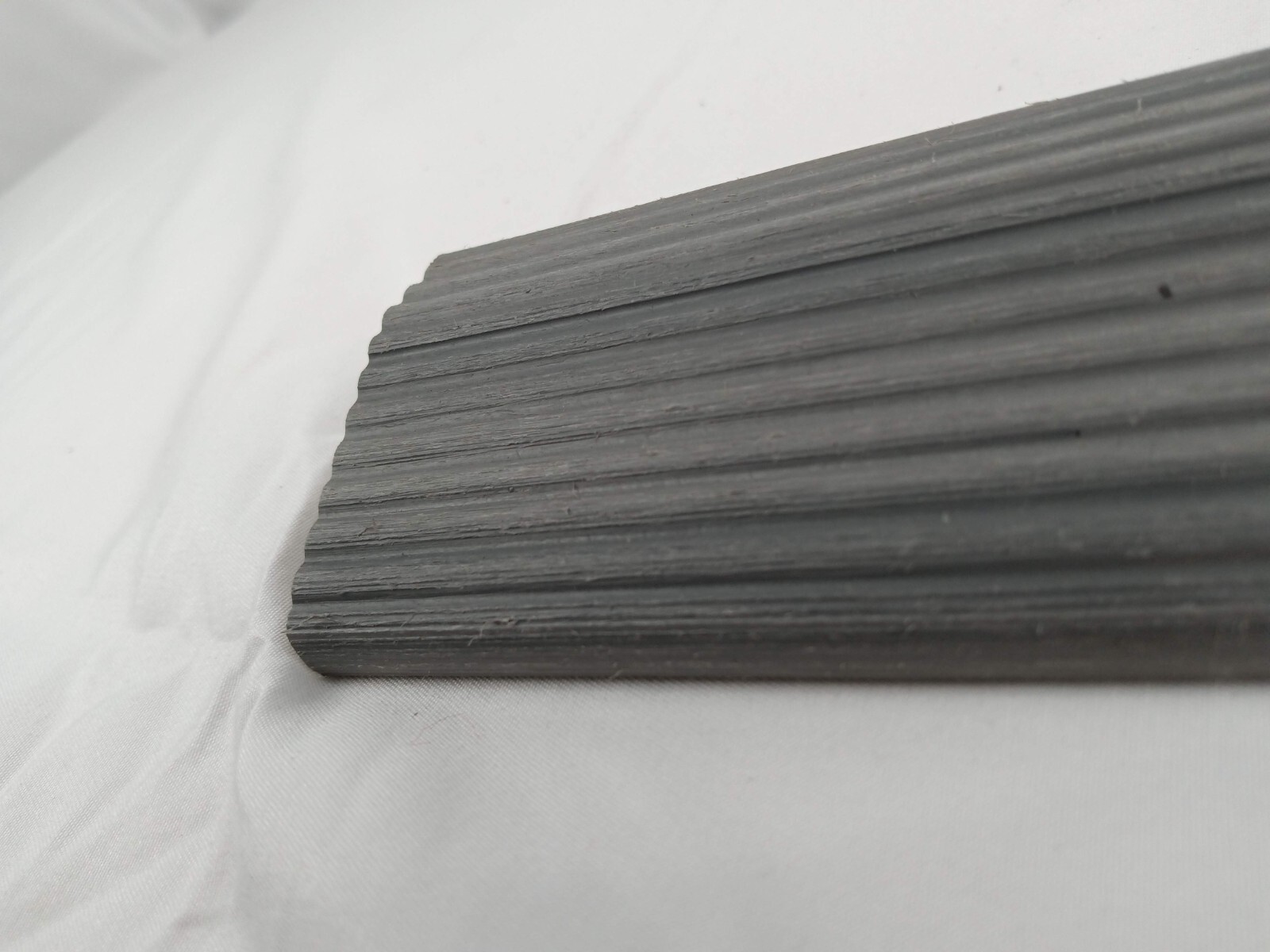 NewTechWood 1/6 ft x 1 ft Composite Deck Tile Straight Fascia, Westminster Gray