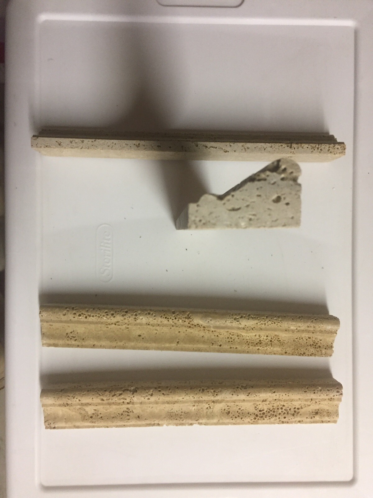 Travertine Nocce Crown Molding 12″ Chair Railing