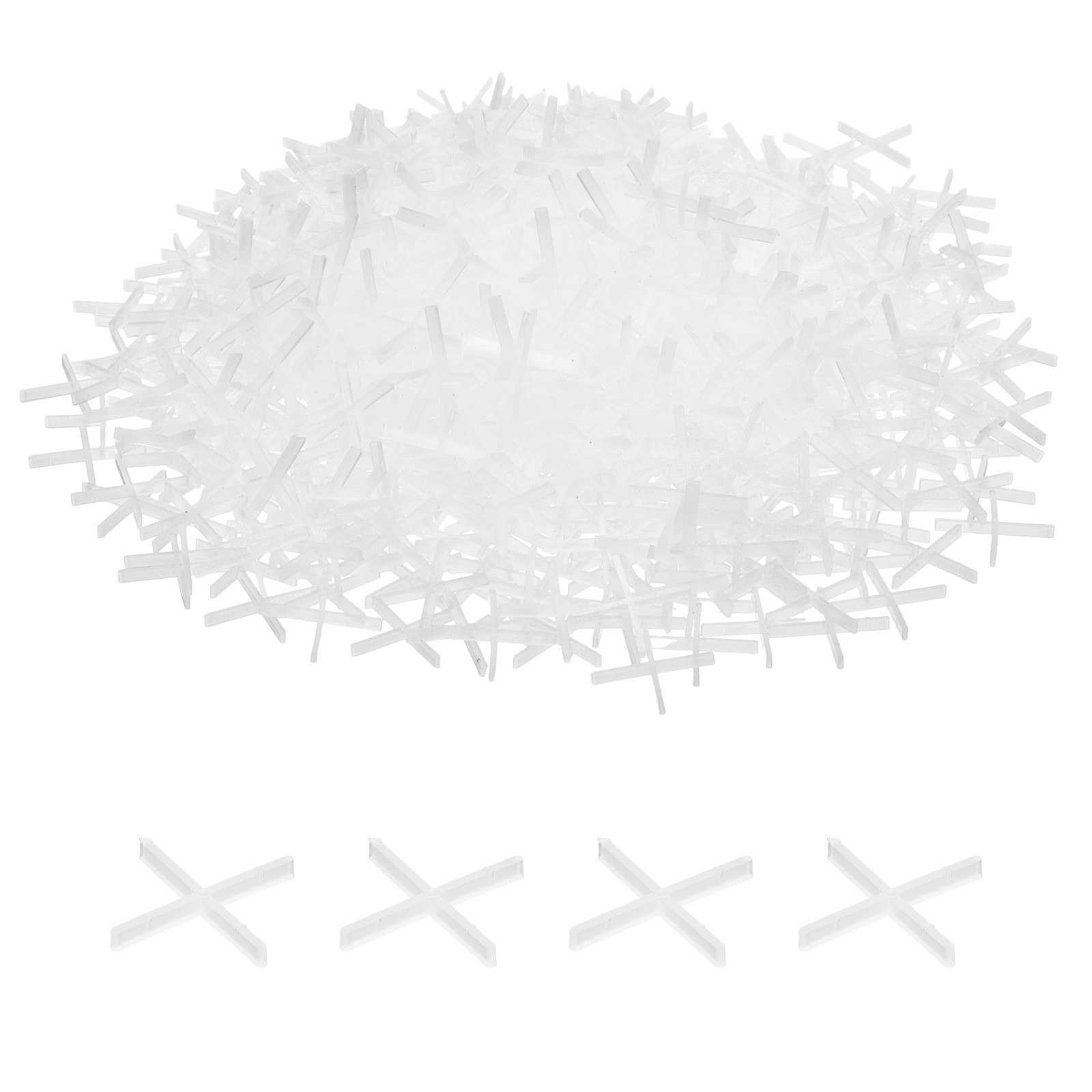 100pcs Tile Spacers 1mm Hard Plastic Cross Tiles Leveler Spacer for Ceramic