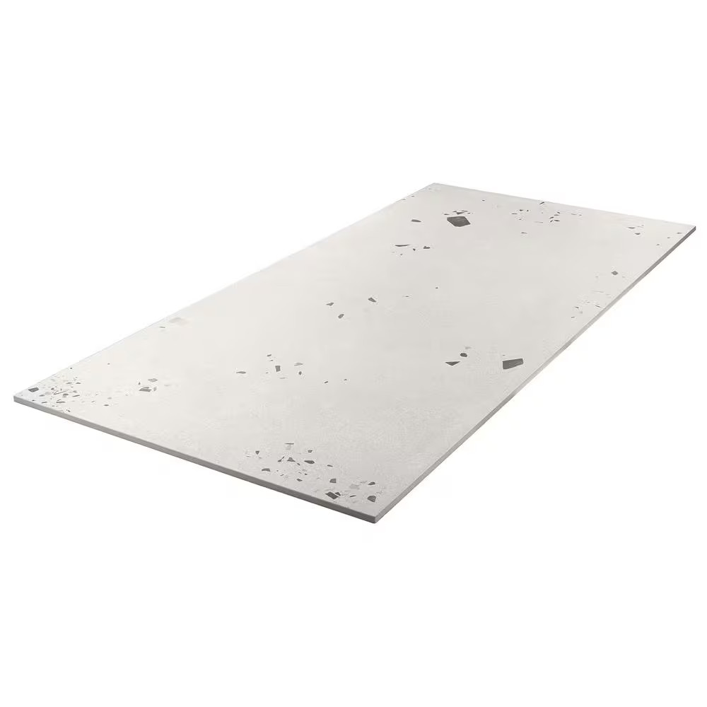Bryant Ice White 23.4 In. X 47 In. Matte Porcelain Cement Look Floor and Wall Ti