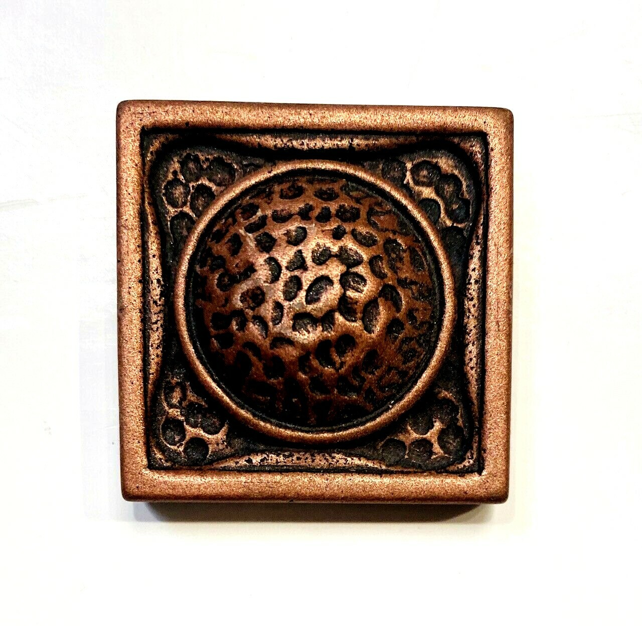 2×2 Curved Dome Copper Resin Decorative Insert Accent Piece Art Craft